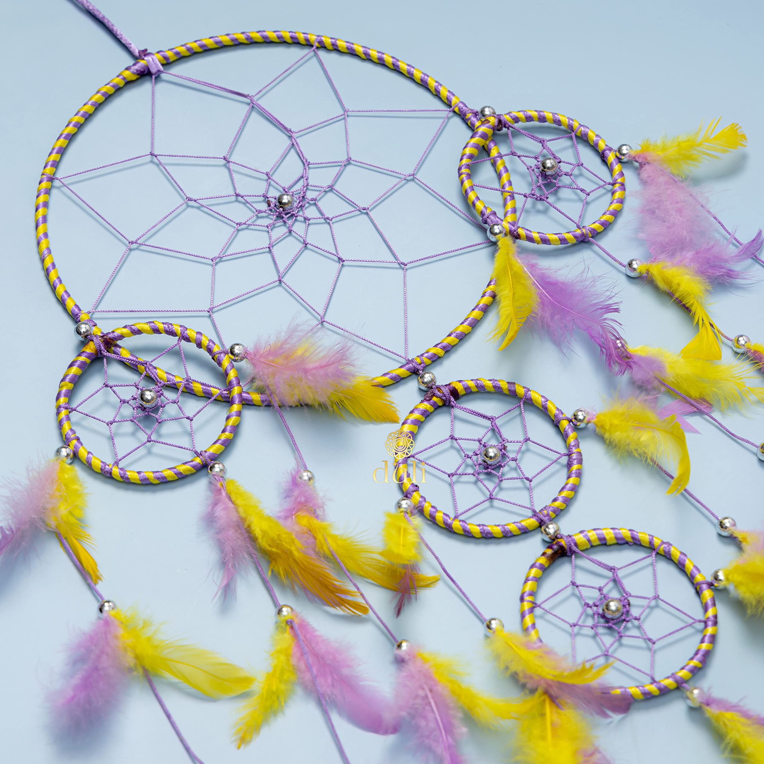 DULI Dream Catcher Wall Hanging for Bedrooms, Living Room, Home Decor Wall Hanging Design, Garden, Restaurants, Cafe, & Party, D