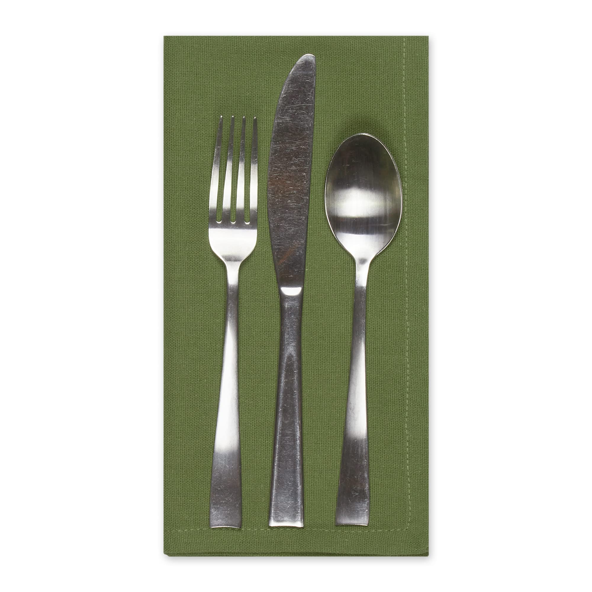 ANTIQUE GREEN NAPKIN SET/6