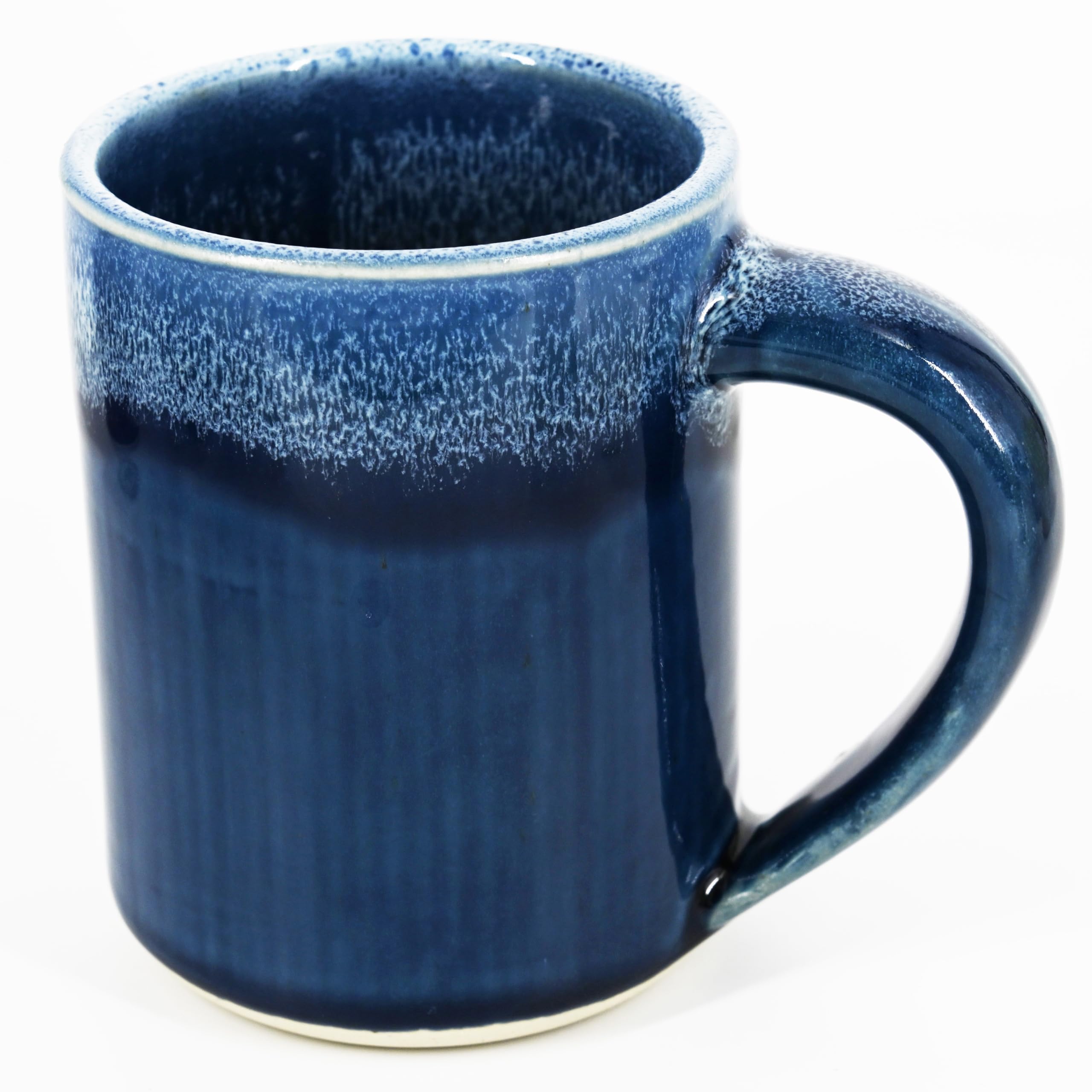 SnowSwept Studio Ceramic Coffee Mug Ol Blue, 12oz Handmade