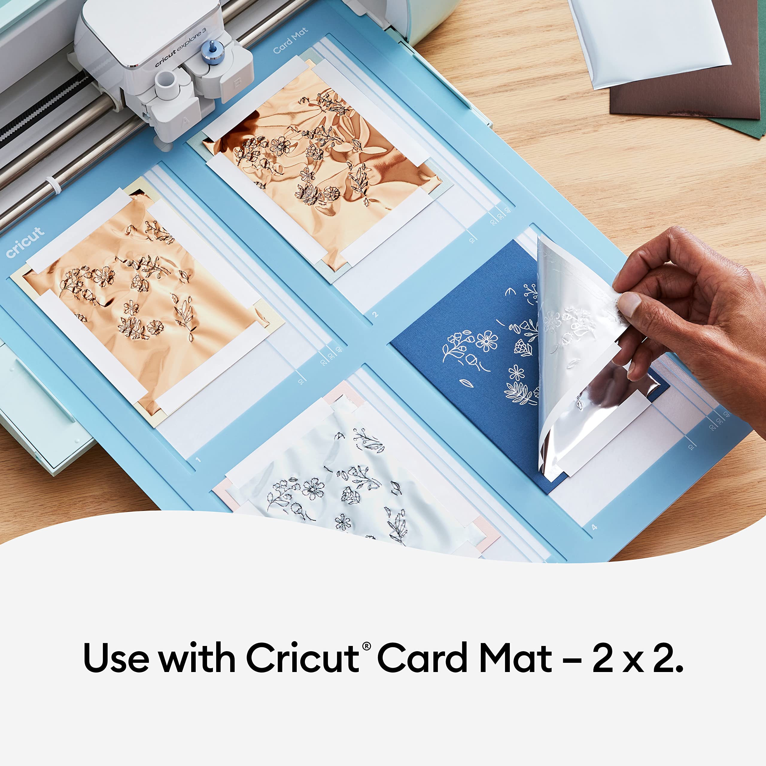 Cricut Foil Transfer Insert Cards R10, Easy Release Foil To Craft Cricut Cards, Create Birthday Cards, Thank You Cards, Compatib