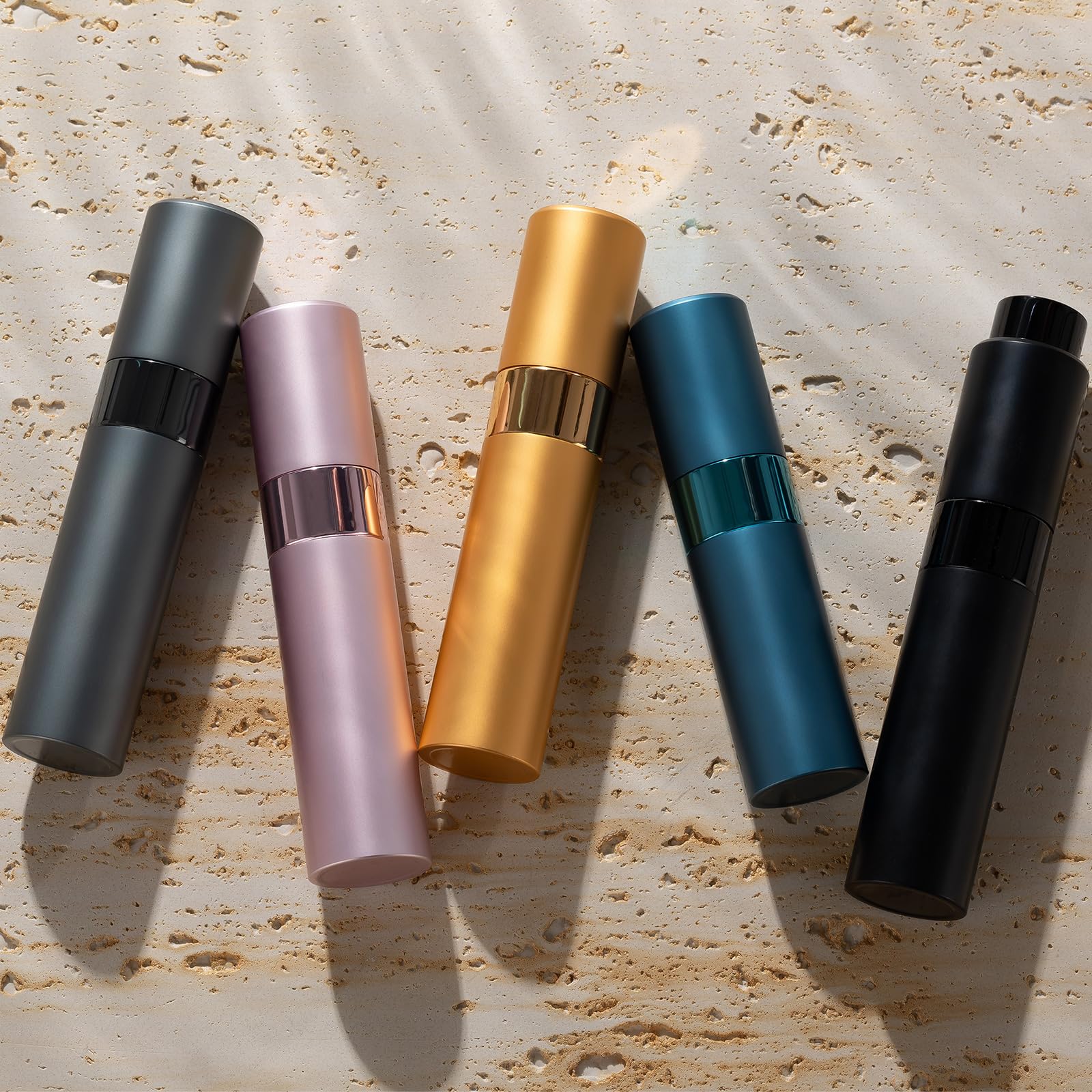 Lulupack Perfume Atomizer Refillable Travel Bottle: Cologne Portable Sprayer For Men - Mini Spray Empty For Refill - 1Oz Large S