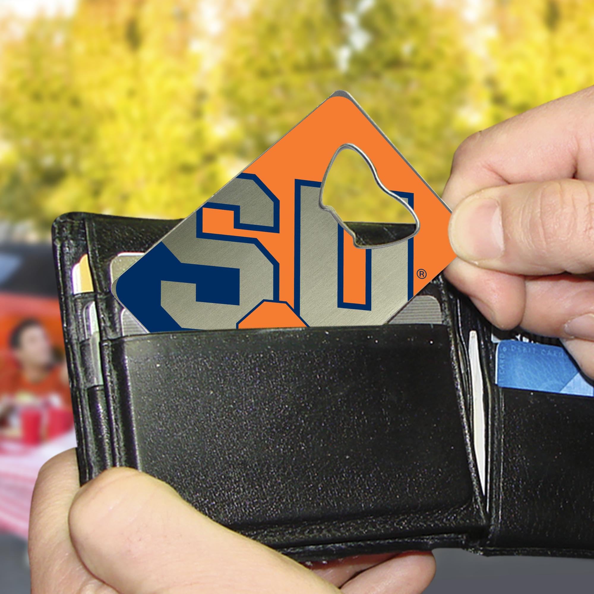 Syracuse Orange Bottle Opener Credit Card Style - Special Order