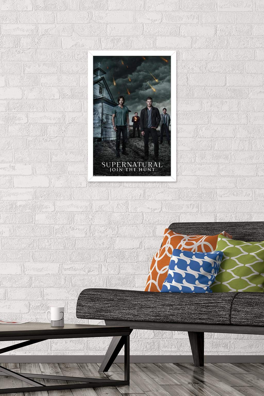 Trends International Supernatural-Church Wall Poster, 14.725'' X 22.375'', White Framed Version