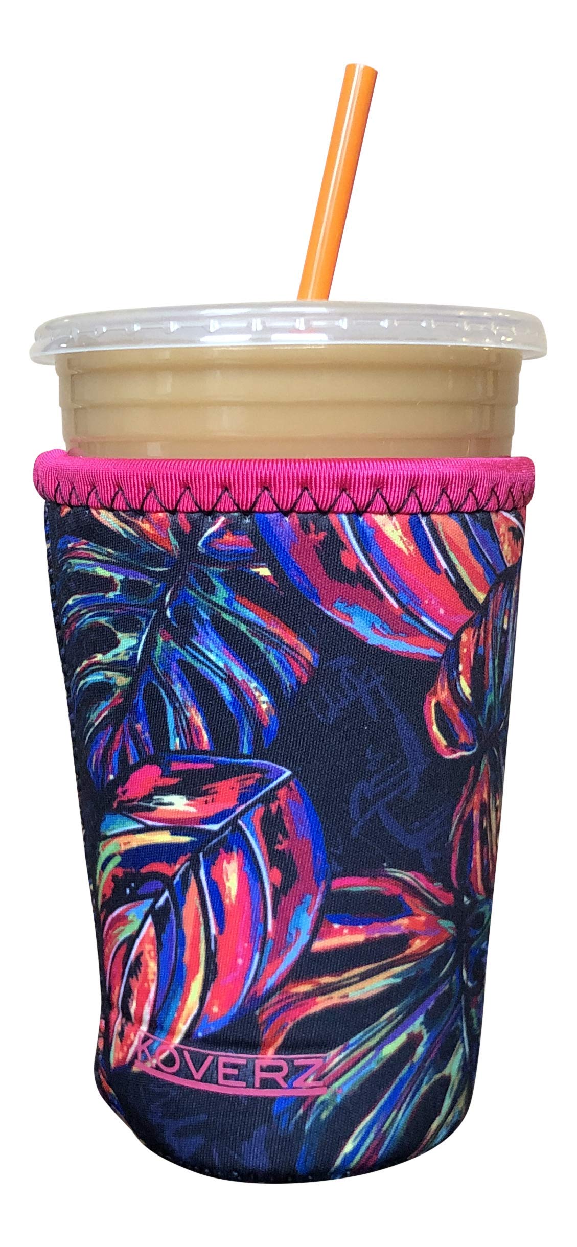 Koverz Neoprene Iced Coffee Sleeve - Medium Tropics