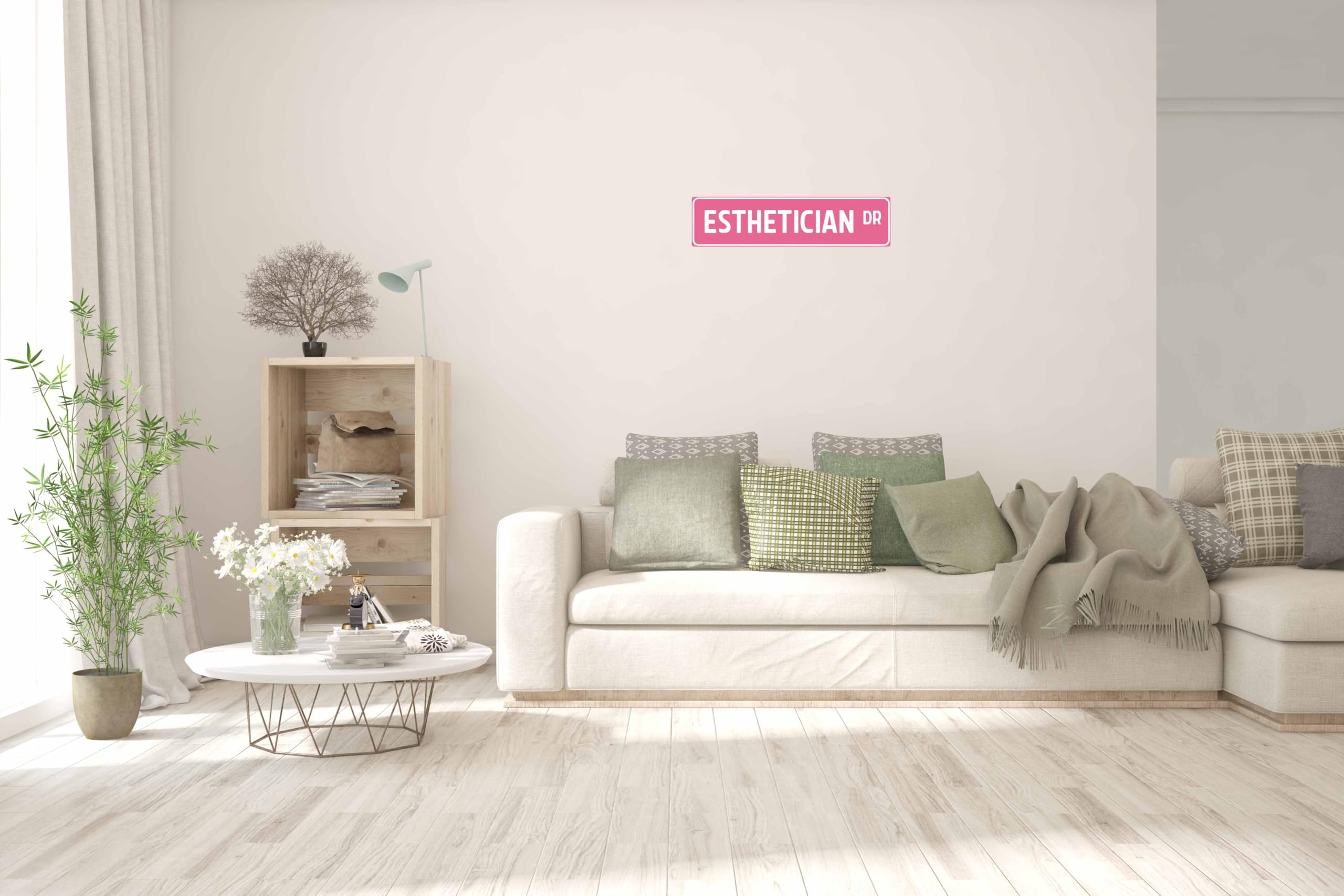 Aimlayton Esthetician Dr Metal Sign 4x16in Spa Salon Plaque for Bathroom Office Skincare Decor Gift