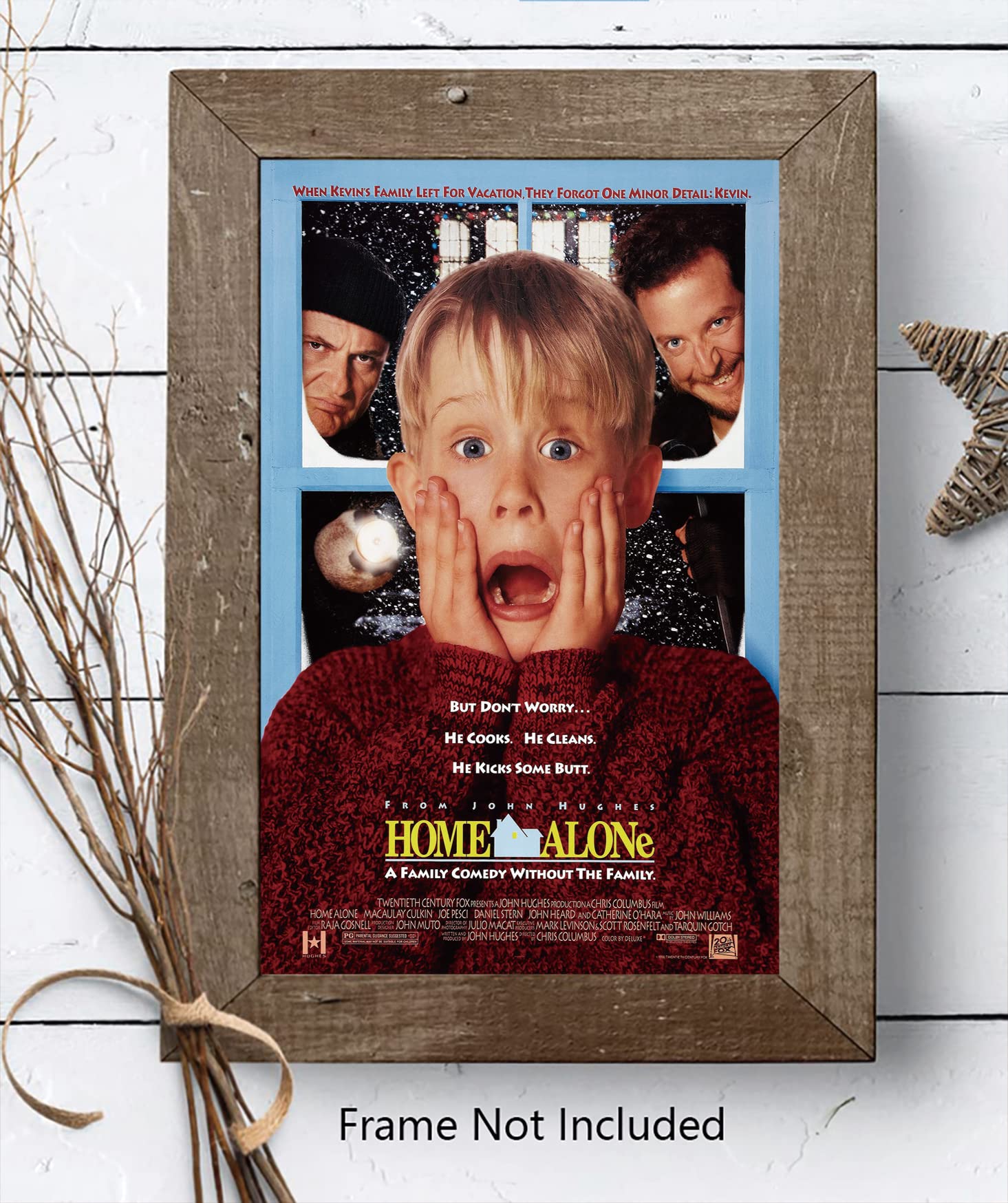 Home Alone Movie Poster Frameless Gift 12 X 18 Inch(30Cm X 46Cm)