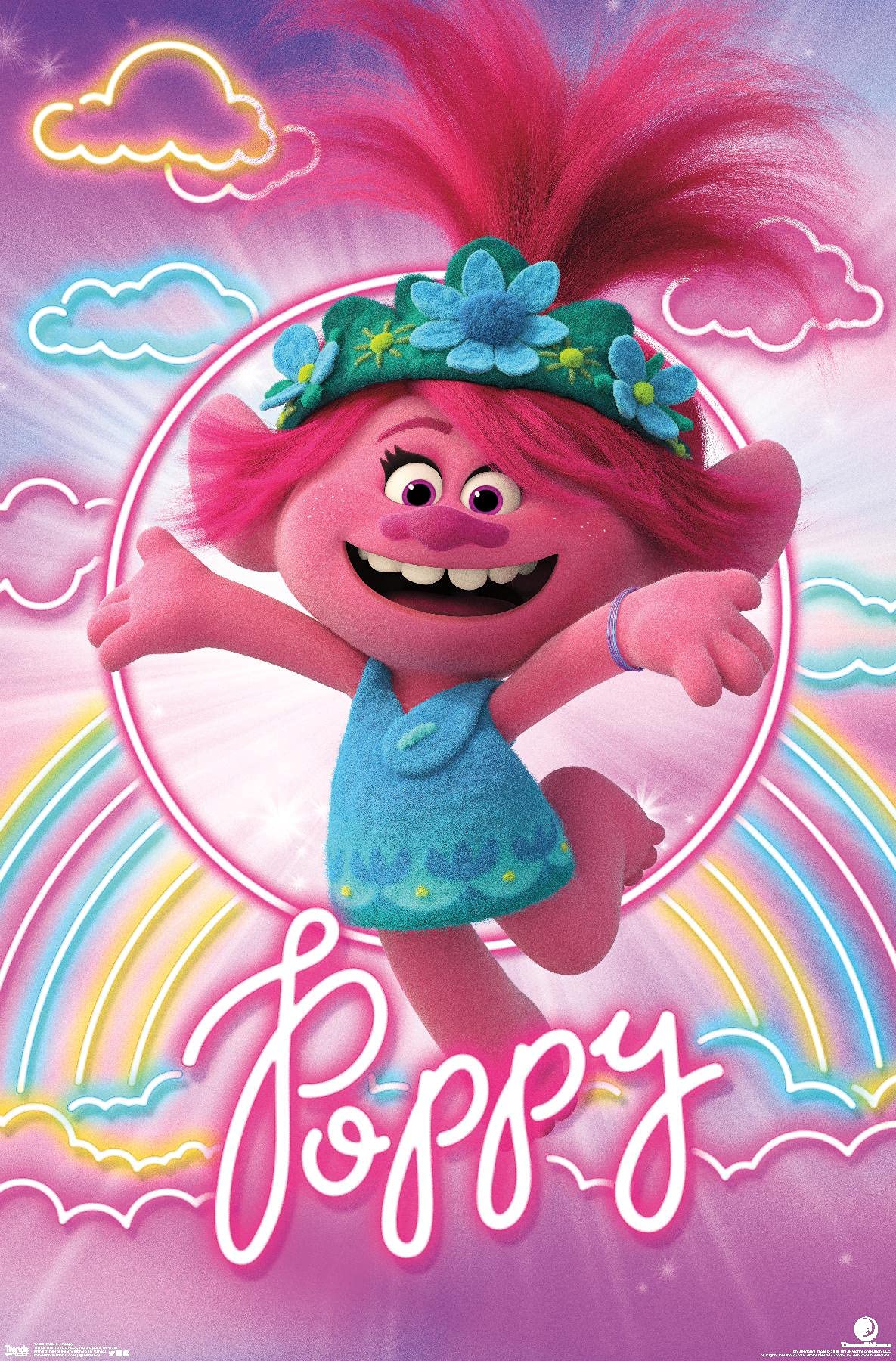 Trends International Dreamworks Trolls 2 - Poppy Wall Poster, 22.375'' X 34'', Premium Unframed Version
