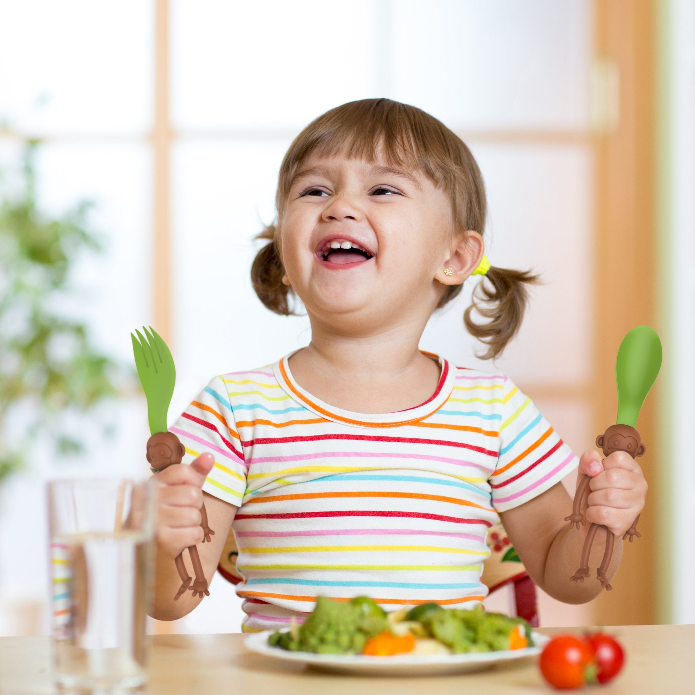 Genuine Fred MONKEY BITES Kids' Utensil Set