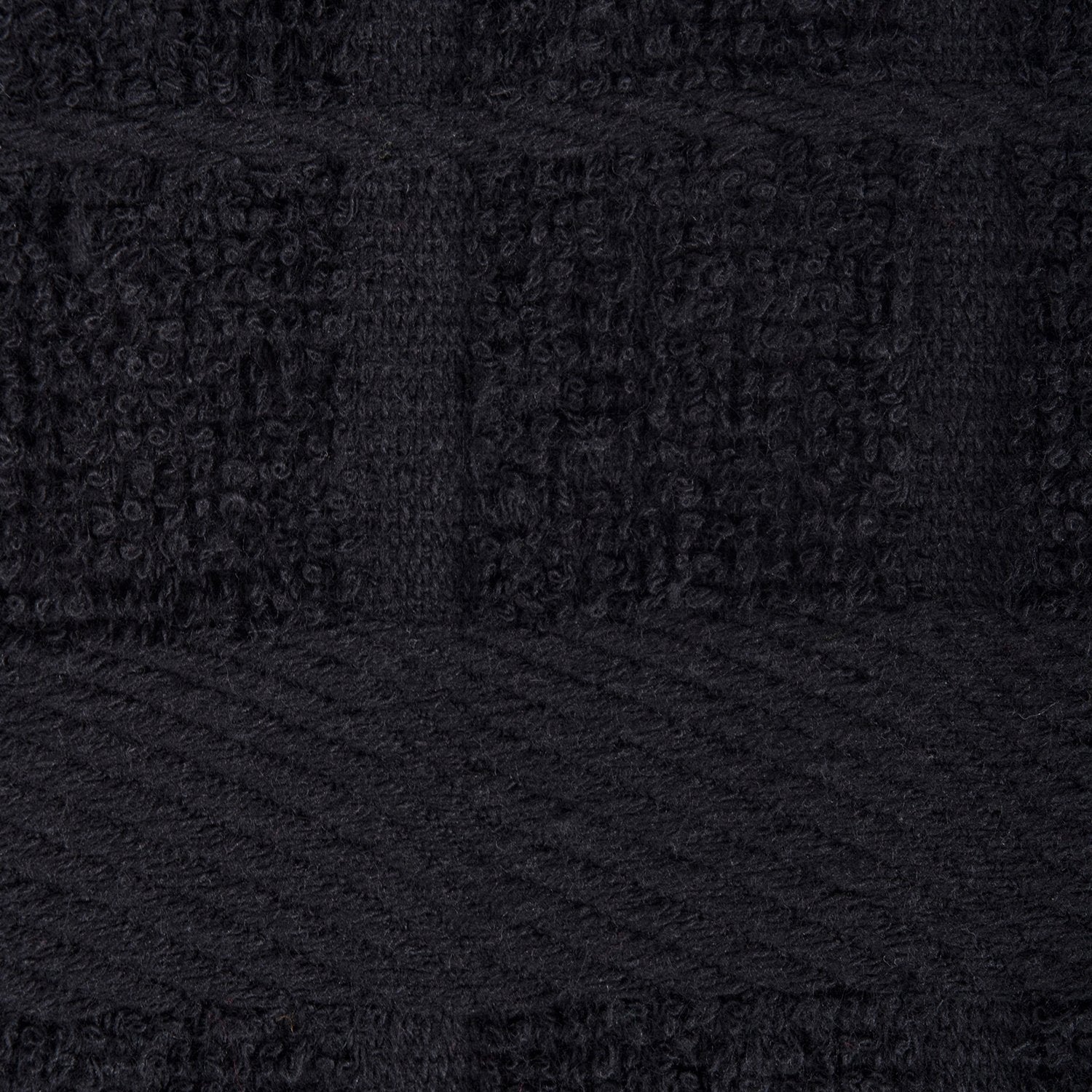 DII Solid Black Windowpane Terry Dishtowel (Set of 4)