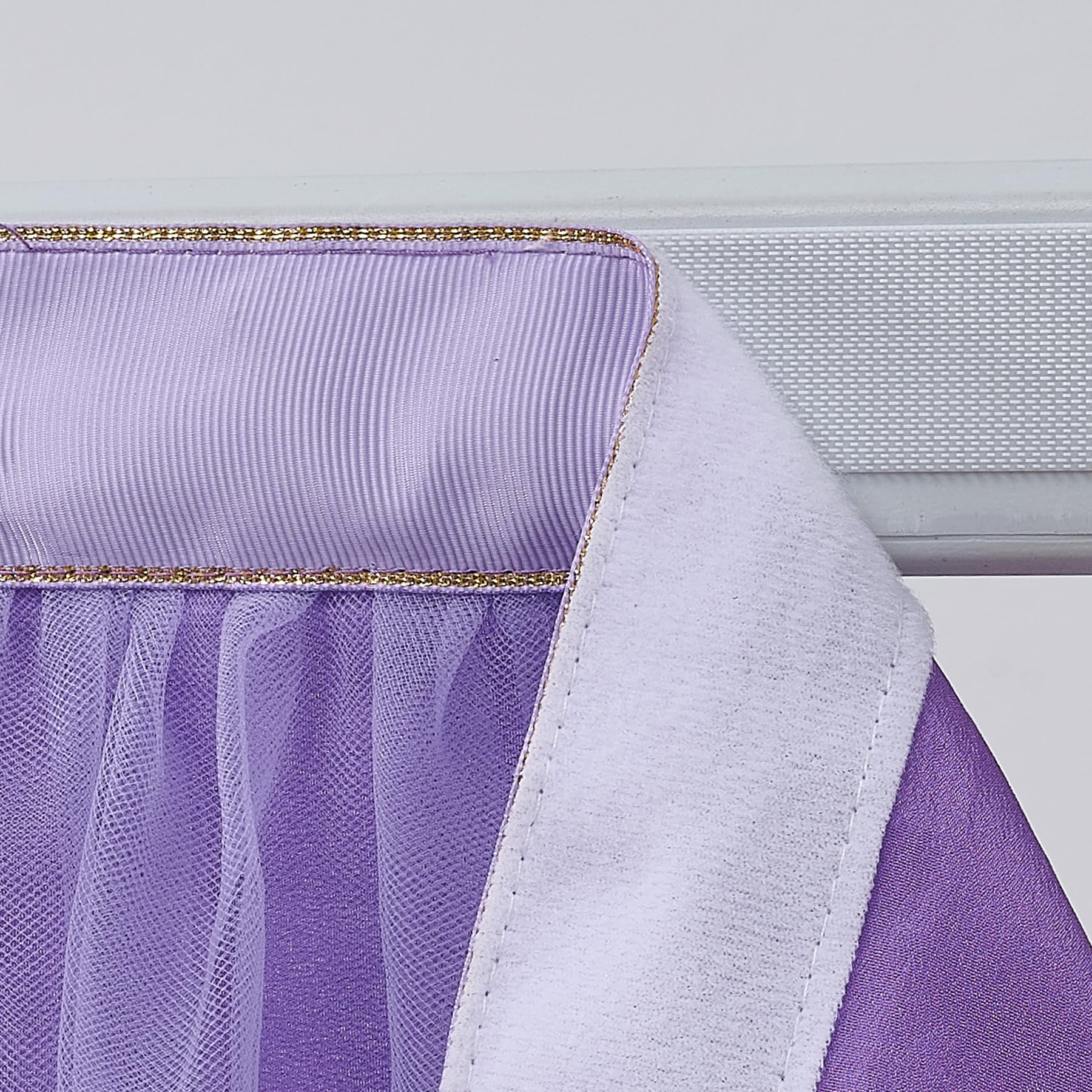 Suppromo Purple Tulle Table Skirt Tutu Table Cloth For Rectangle Tables Or Round Tables For Baby Shower Girl Mermaid Birthday Pa