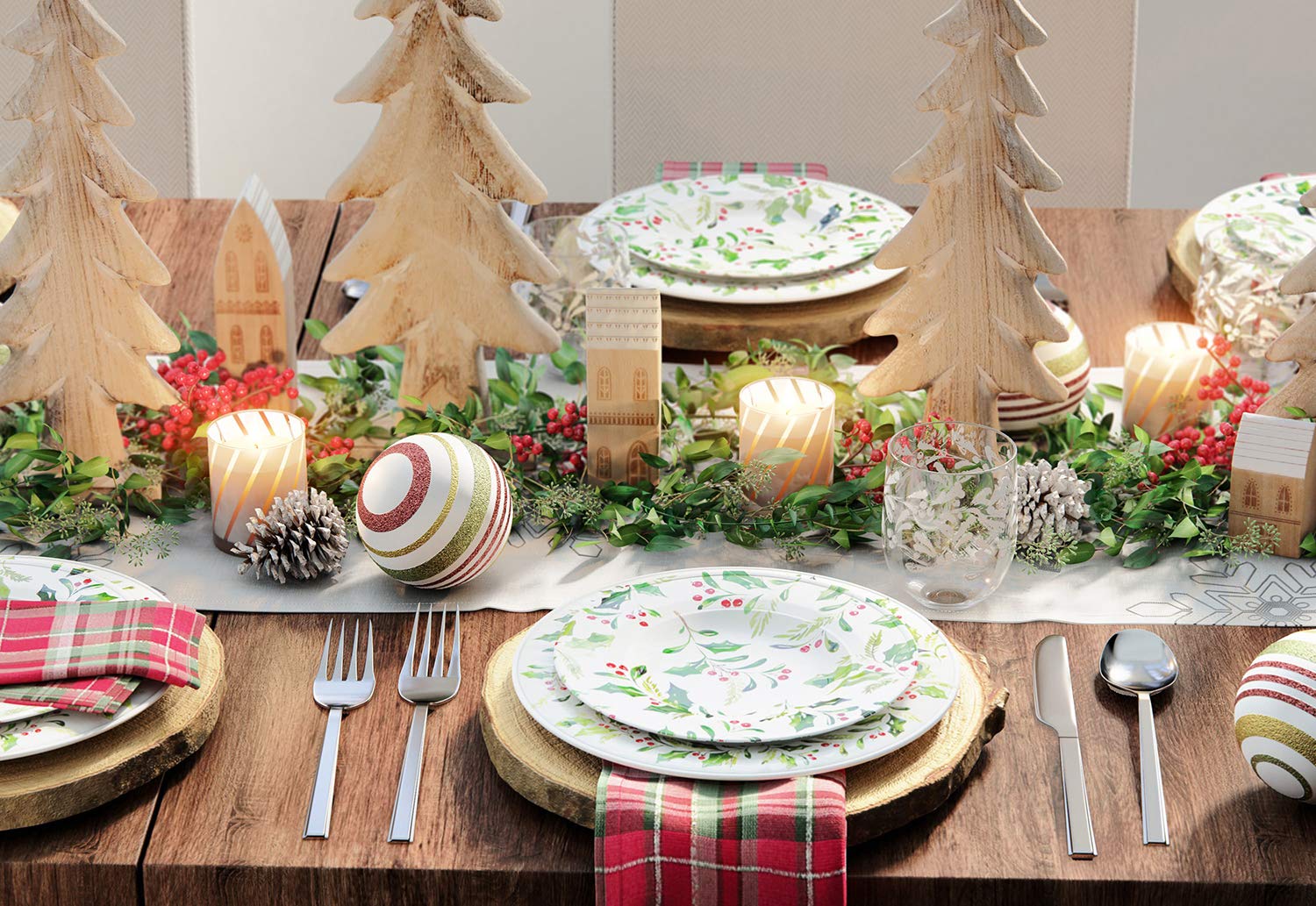 Fennco Styles Nivalis Collection Holiday Embroidered Snowflakes 16 X 108 Inch Table Runner - Silver Table Runner For Christmas D
