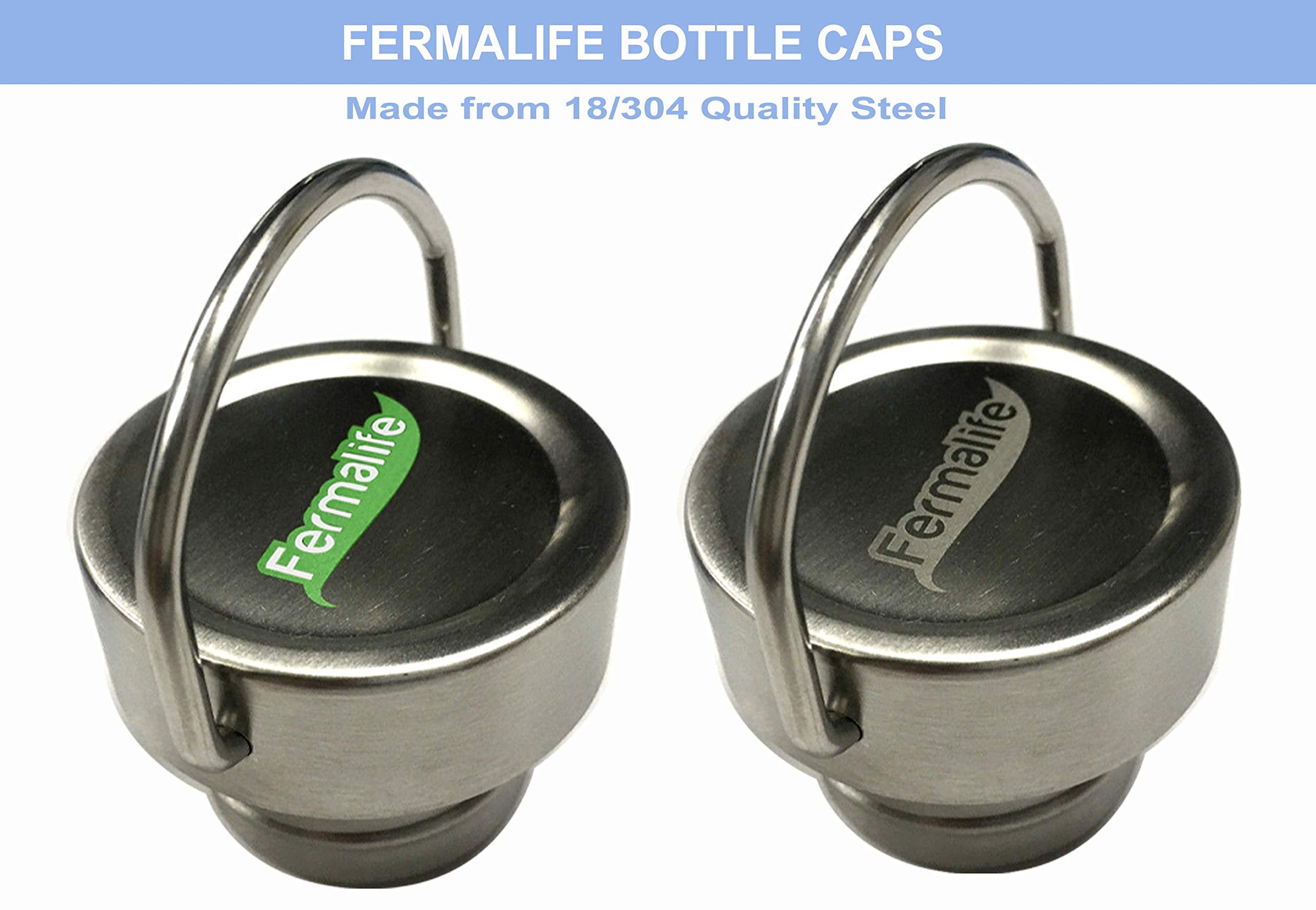 Fermalife Stainless Steel - Vacuum Sealed Double Insulated - Water Bottle 17Oz (500Ml)