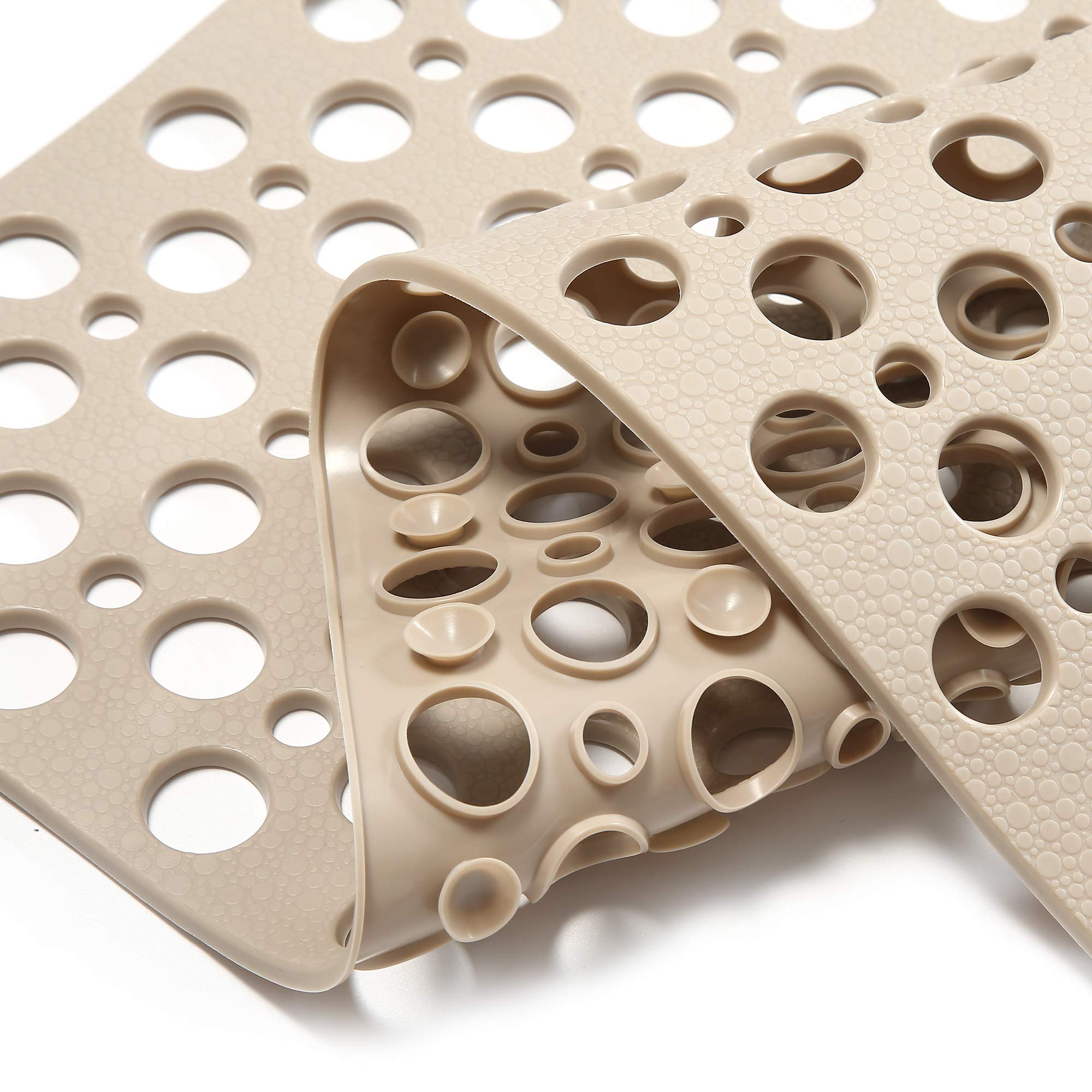 Nonslip Bathtub Mat Extra Soft Tpe Bath Mat For Kids, Machine Washable Bathroom Shower Mat, Smooth/Non-Textured Tubs Only, 30L X