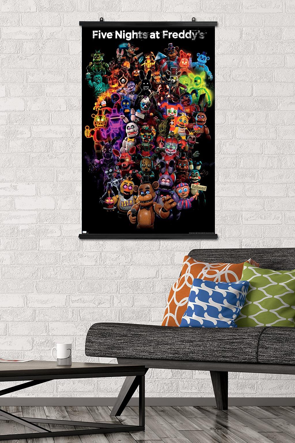 Trends International Five Nights At Freddy'S: Special Delivery - Collage Wall Poster, 22.37'' X 34.00'', Poster & Clip Bundle