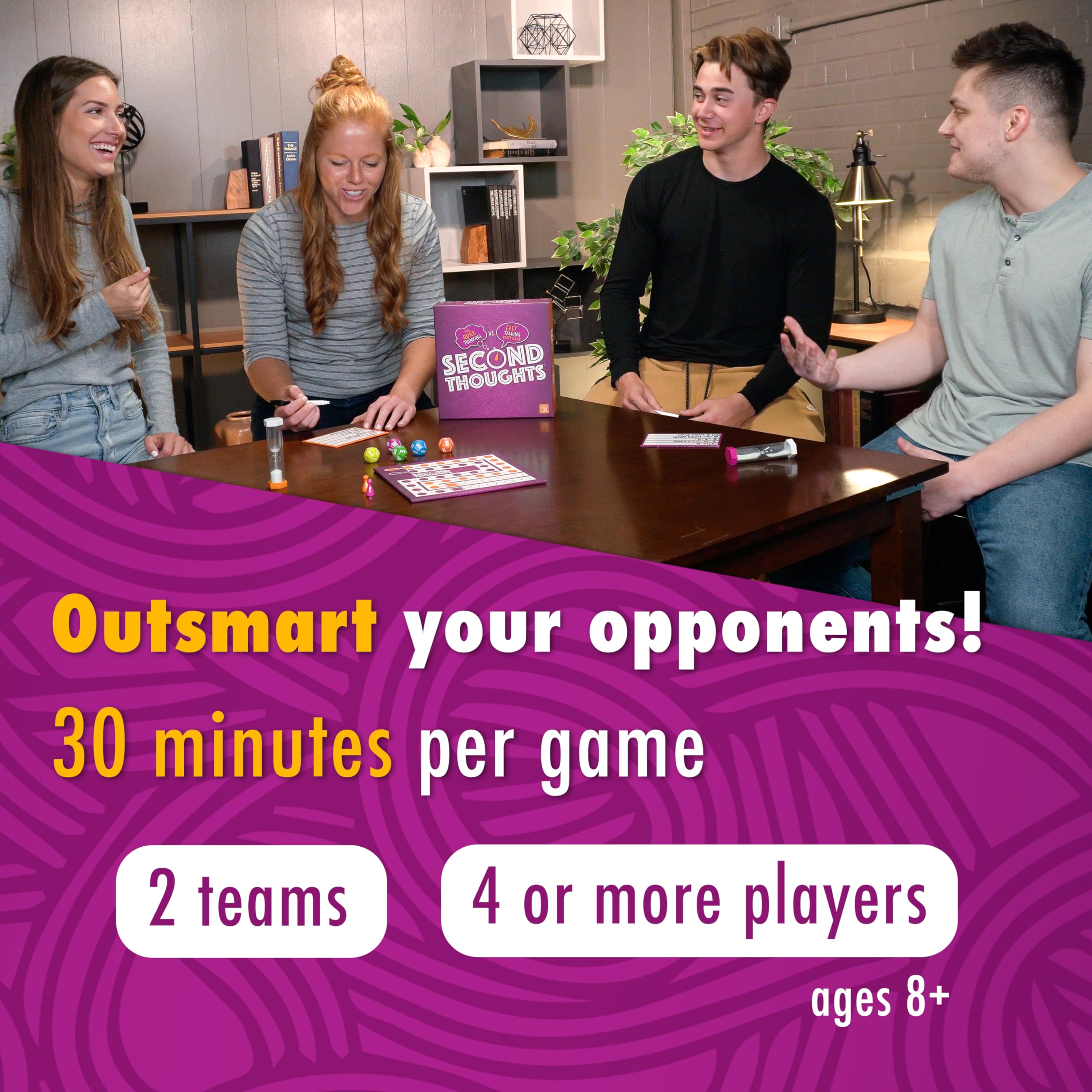 The Good Game Company Second Thoughts- The Quick Thinking vs Fast Talking Party Game