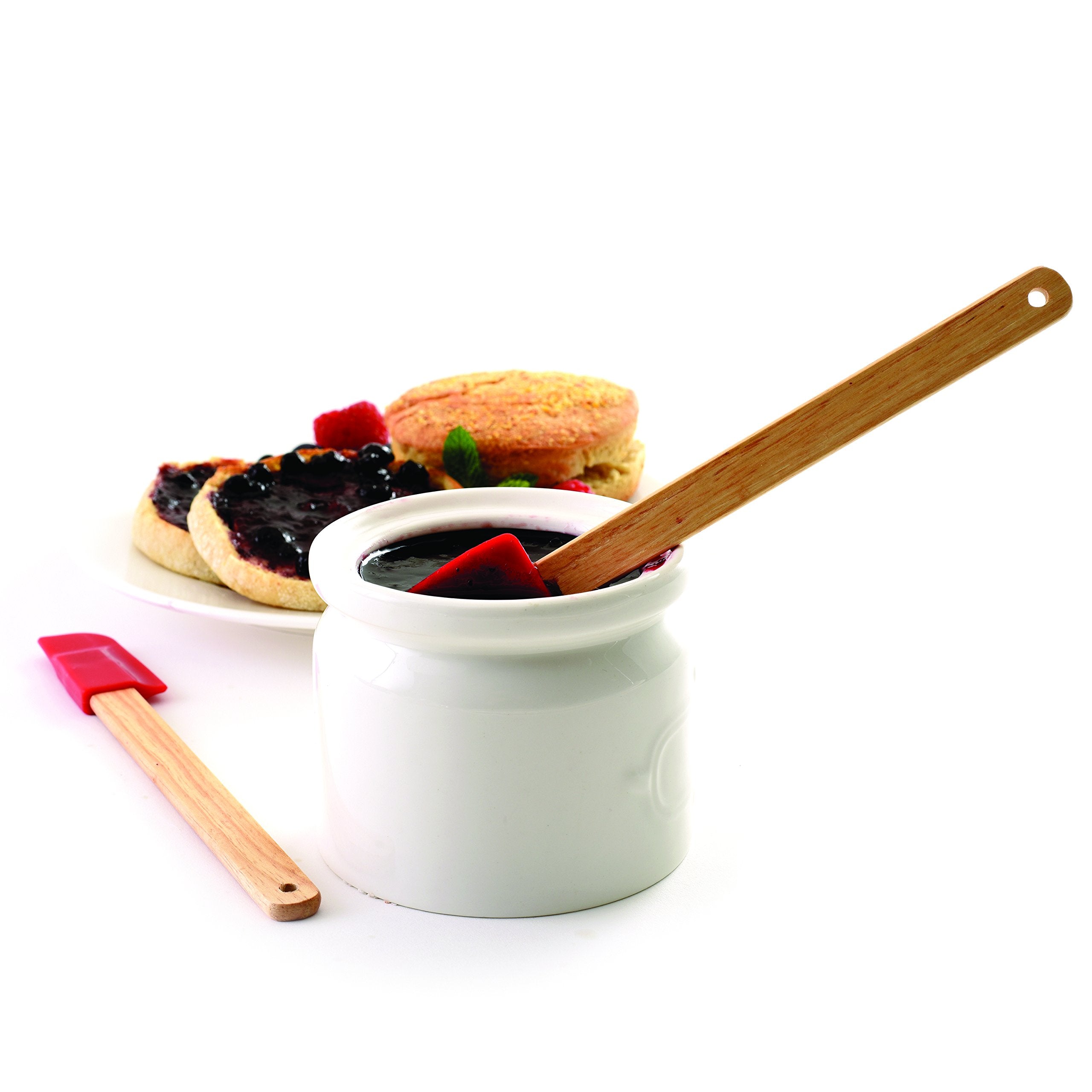 Norpro - 3000R Norpro 2-Piece Mini Spatula Set, Red
