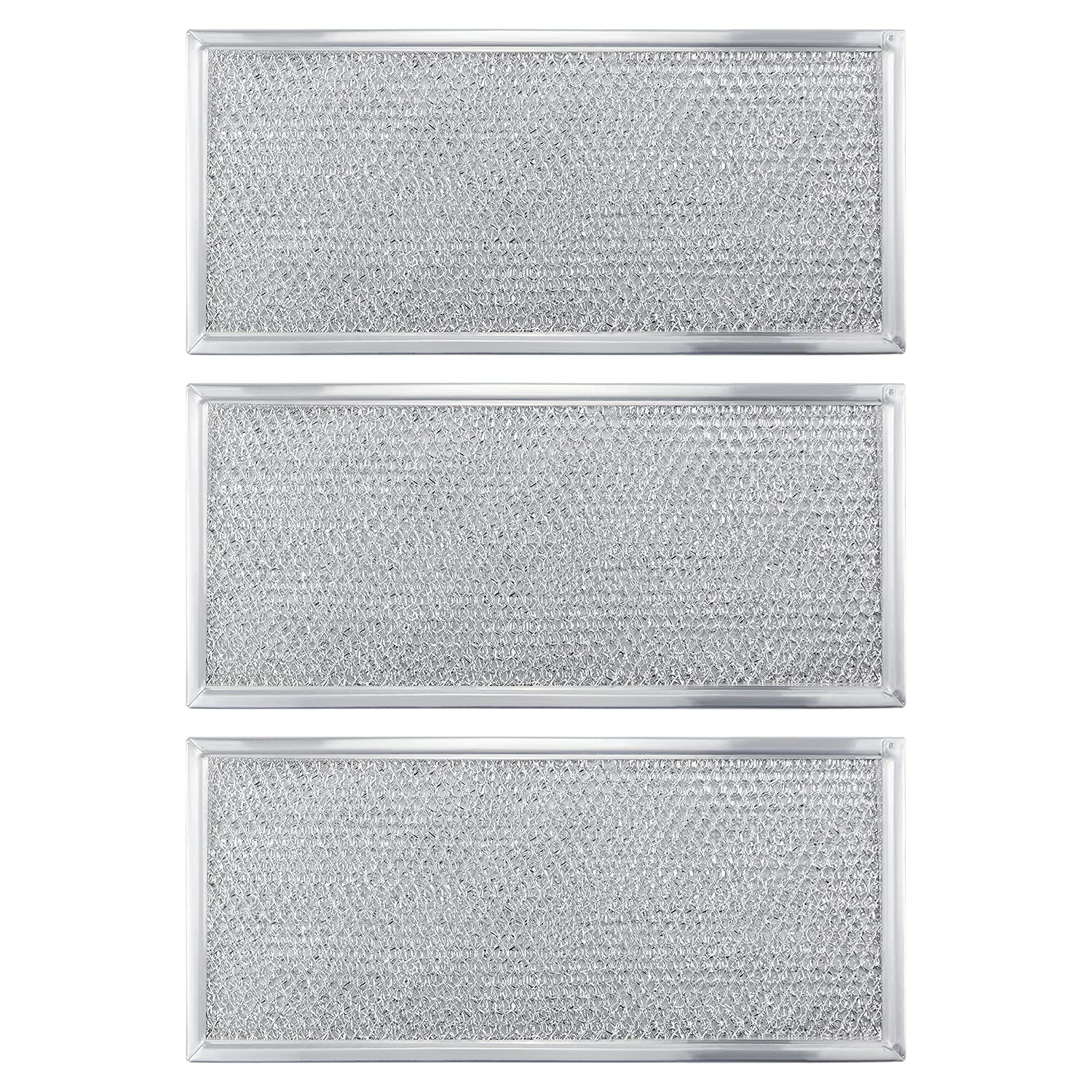 Beaquicy W10208631A Microwaves Grease Filter Approx. 13 '' X 6 ''- Replacement For Whirlpool Ge Microwaves 3 Pack