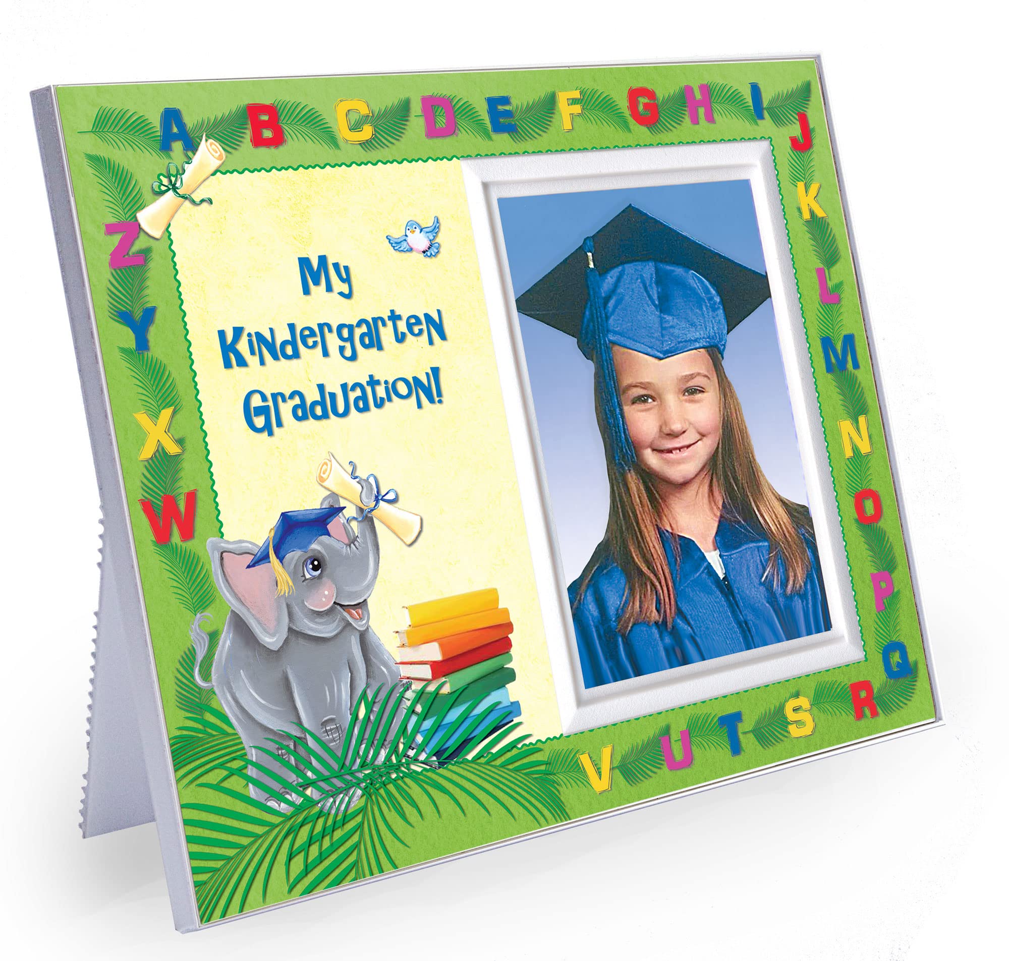 Kindergarten Graduation Picture Frame,My First Graduation Keepsake Photo Frame,Colorful and Fun for Preschool Graduate Cap and G