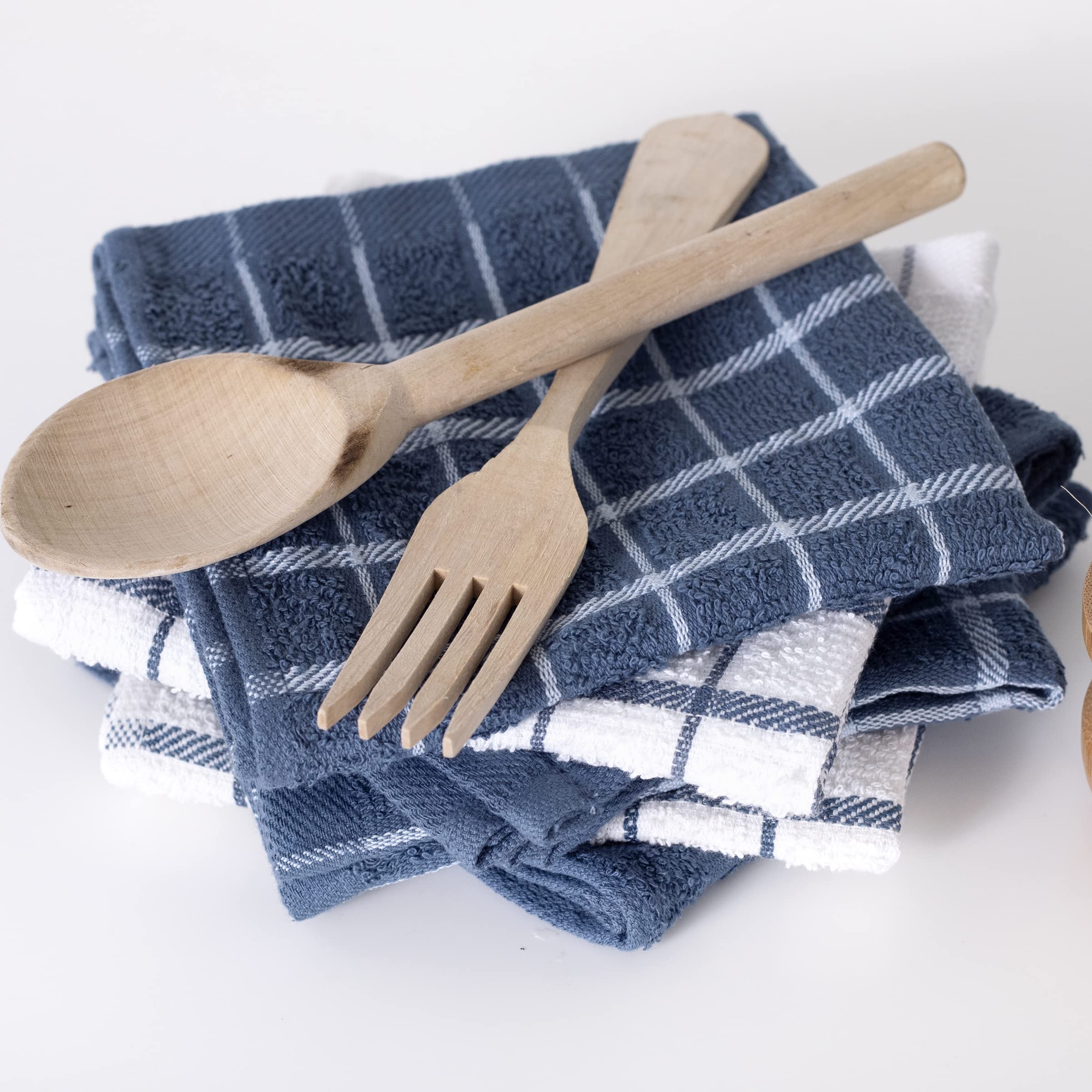 Ritz 100% Terry Cotton, Highly Absorbent Dish Cloth Set, 12    X 12   , 6-Pack, Federal Blue