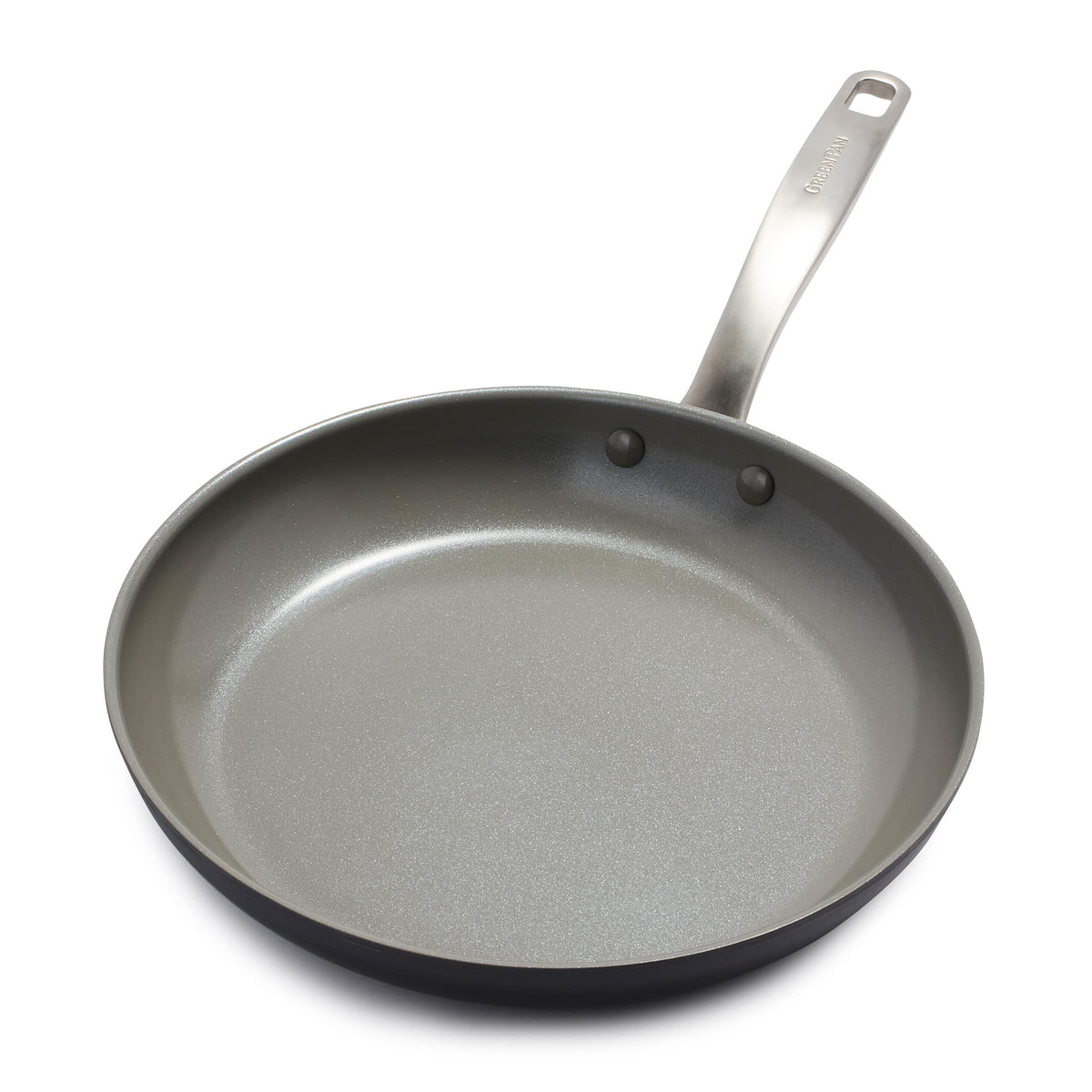 Greenpan Chatham Hard Anodized Healthy Ceramic Nonstick, 11'' Frying Pan Skillet, Pfas-Free, Dishwasher Safe, Oven Safe, Gray