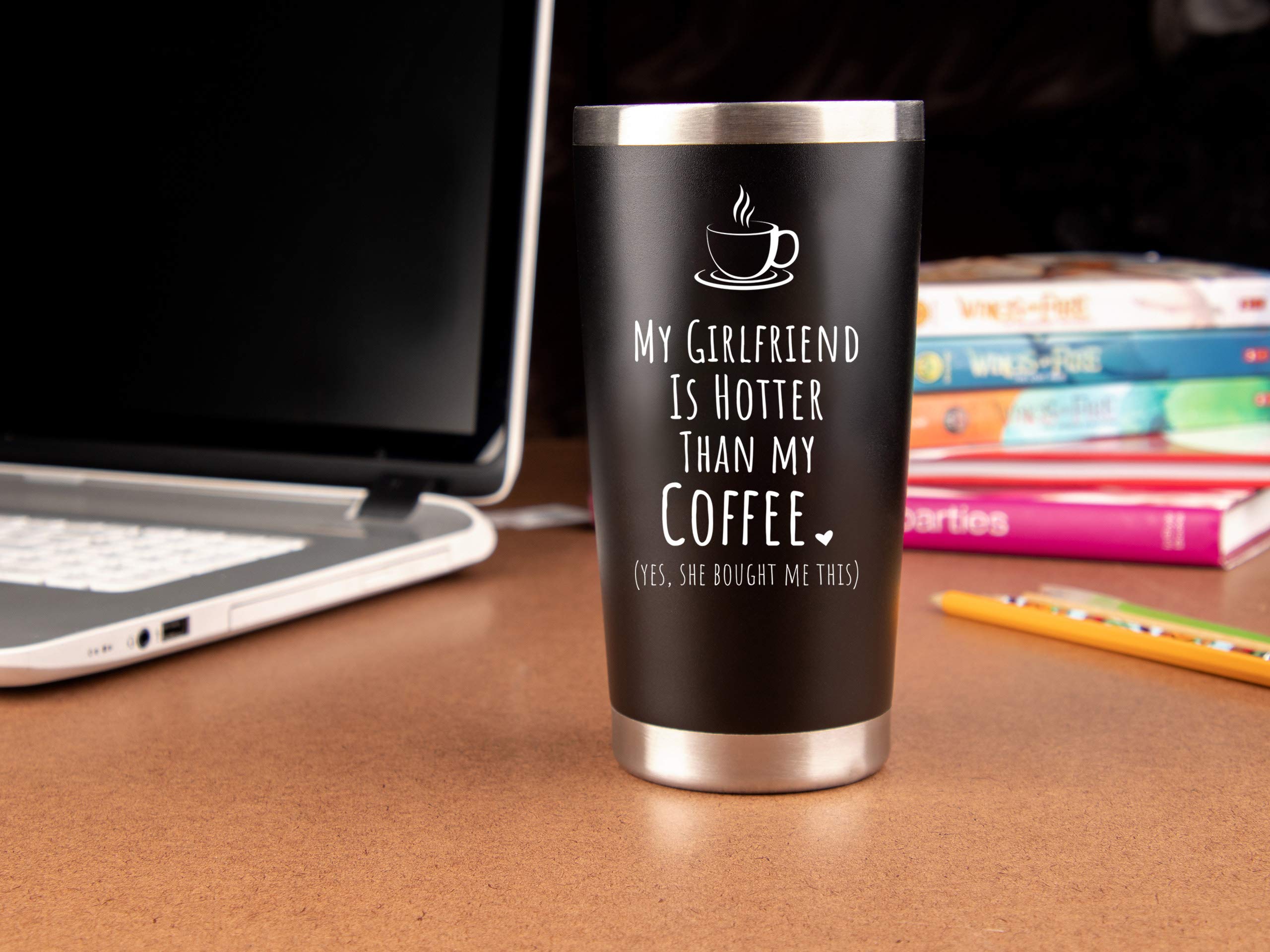 Klubi Gifts For Him Boyfriend - My Girlfriend Is Hotter Than My Coffee Mug 20Oz Cute Birthday Gifts For Boyfriend Coffee Mug For