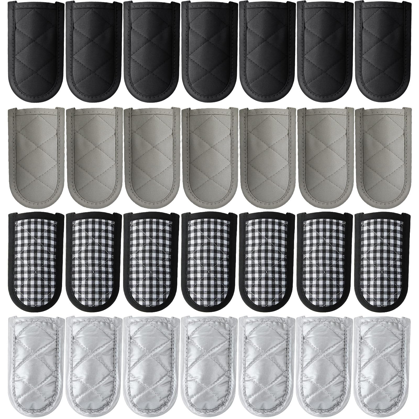 Patelai 24 Pcs Cast Iron Skillet Handle Covers, Pot Handle Covers Heat Resistant, Hot Pan Sleeve Skillet Mitt Holder Non Slip fo