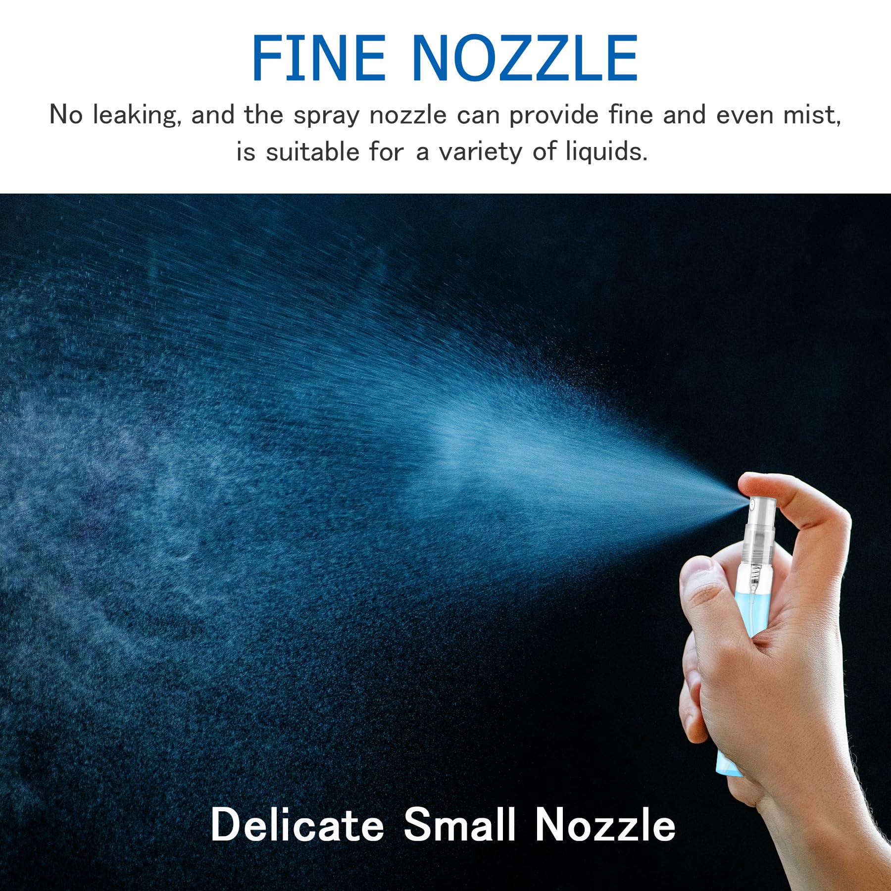 Csdtylh Mini Spray Bottles 70Pcs 10Ml Clear Glass Perfume Bottles Refillable Fine Mist Spray Bottles Empty Fragrance Sample Spra