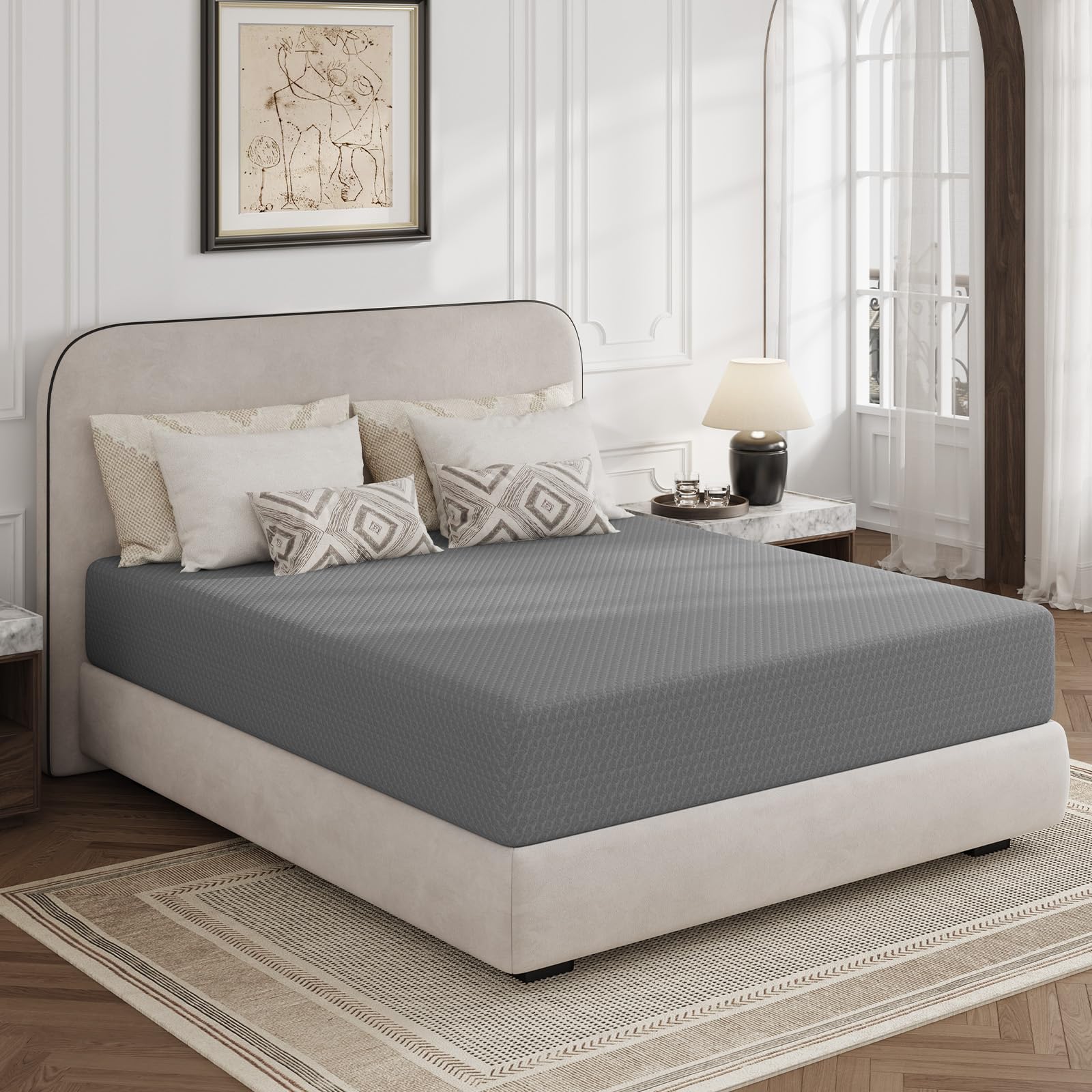 Novilla Full Size Mattress 12 Inch, Memory Foam Mattress Full Size for Pressure Relief & Thermally Balanced, Cooling Foam Mattre
