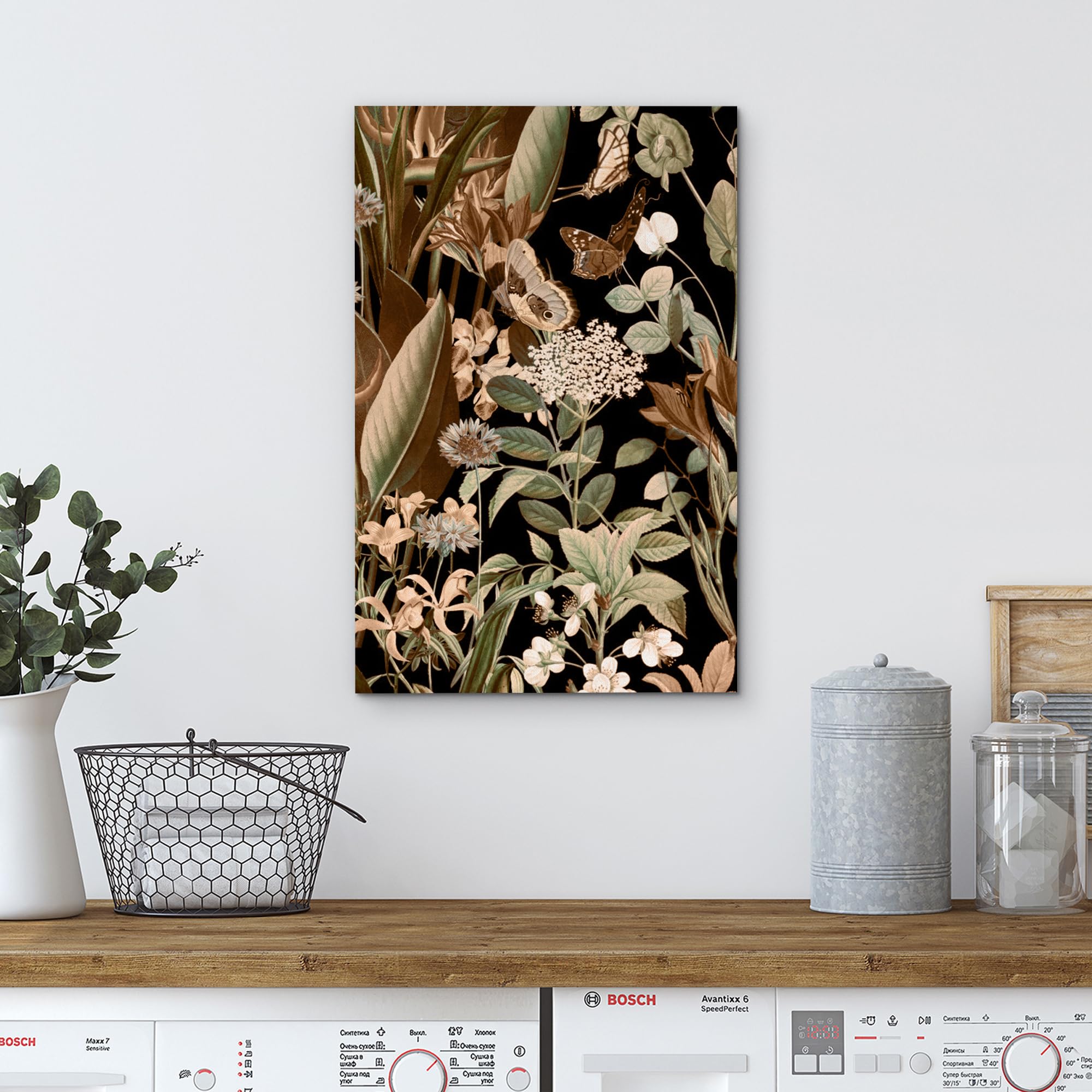 Wall26 Canvas Print Wall Art Exotic Butterfly And Botanical Intricate Nature Wilderness Photography Modern Art Decorative Countr