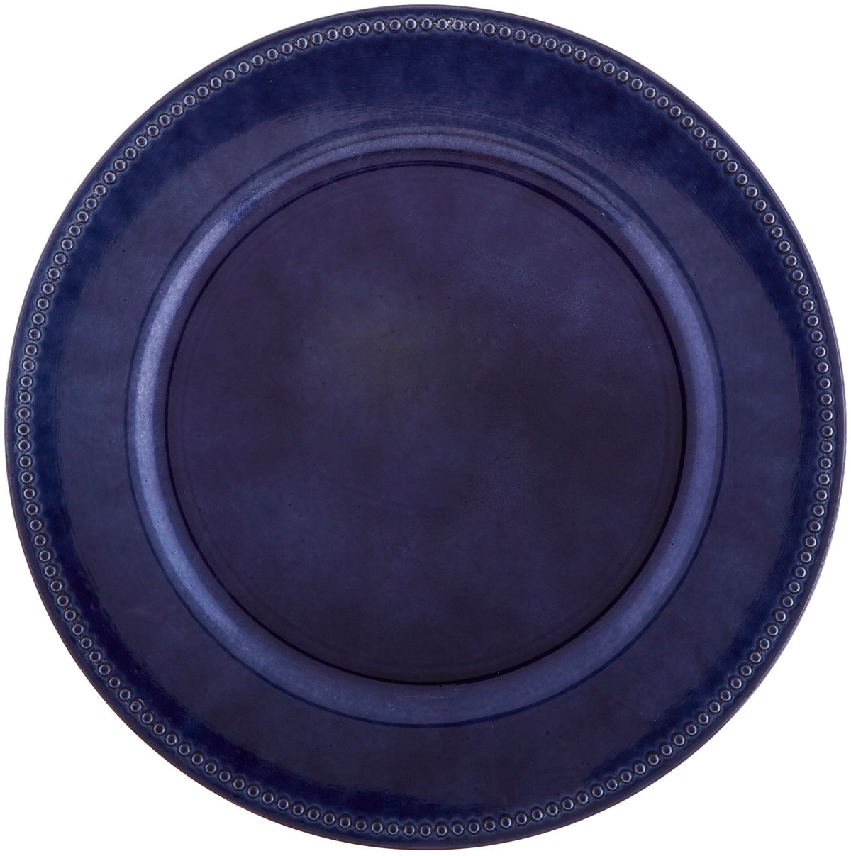 Charge It By Jay Beaded Charger Plate 13    Decorative Melamine Service Plate For Home, Professional Dining, Perfect For Upscale