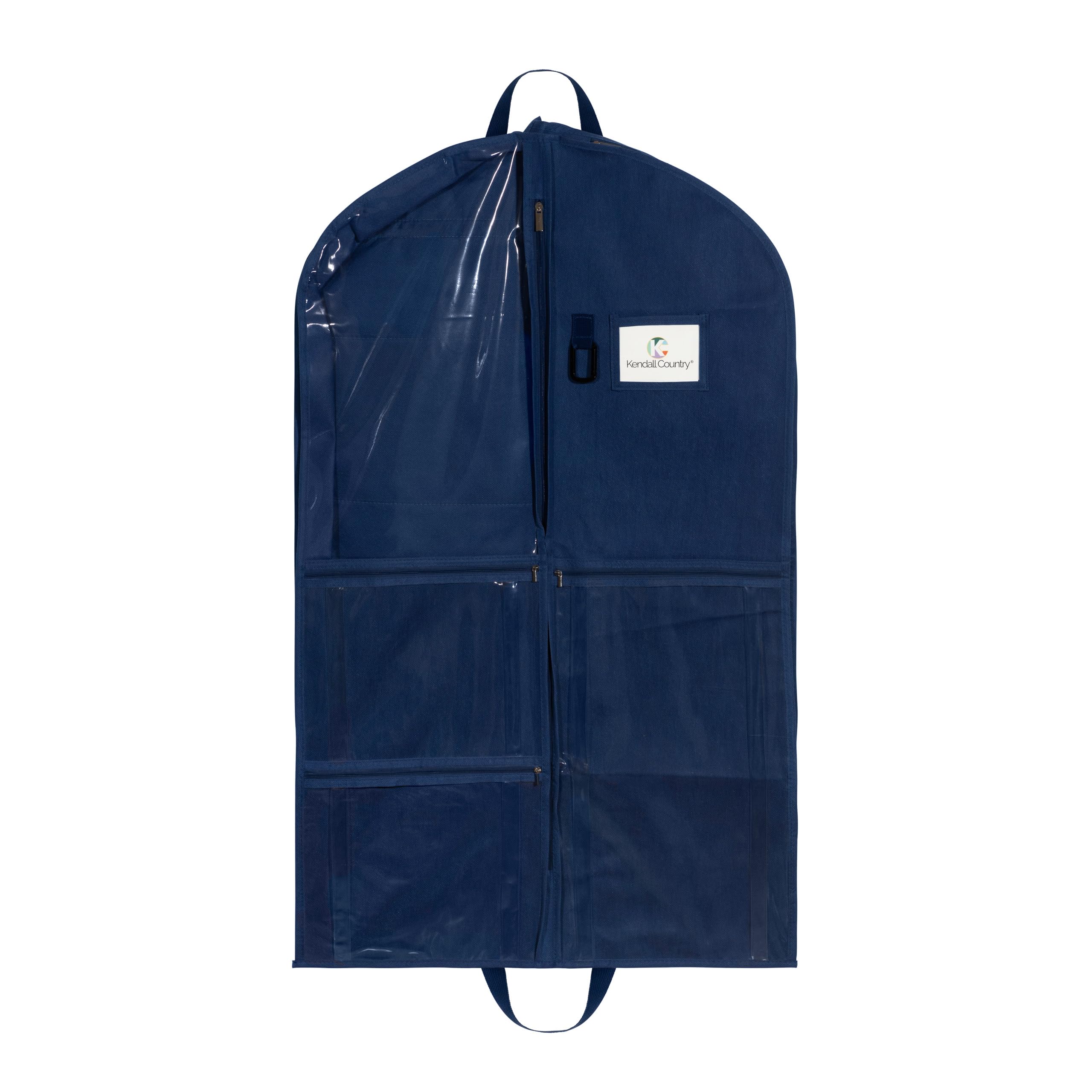 Waterproof Hanging Garment Bag 40 inch Clothes Bag with Gusset, 5 Pockets & Side Zip for Dance Costumes, Sports, Skating, Theatr