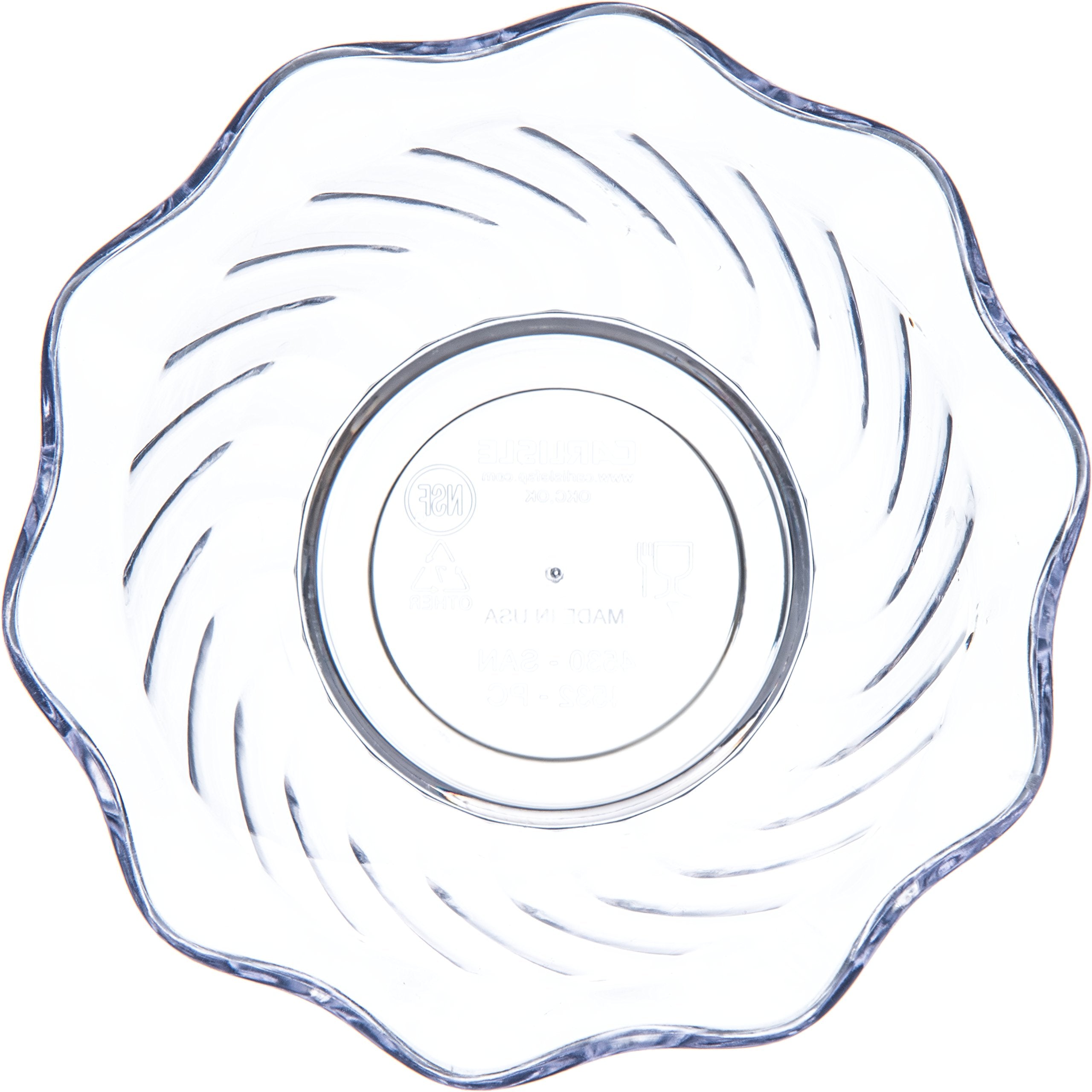 Carlisle FoodService Products 453207 Mini Plastic Parfait Cup  5.4 oz  Clear