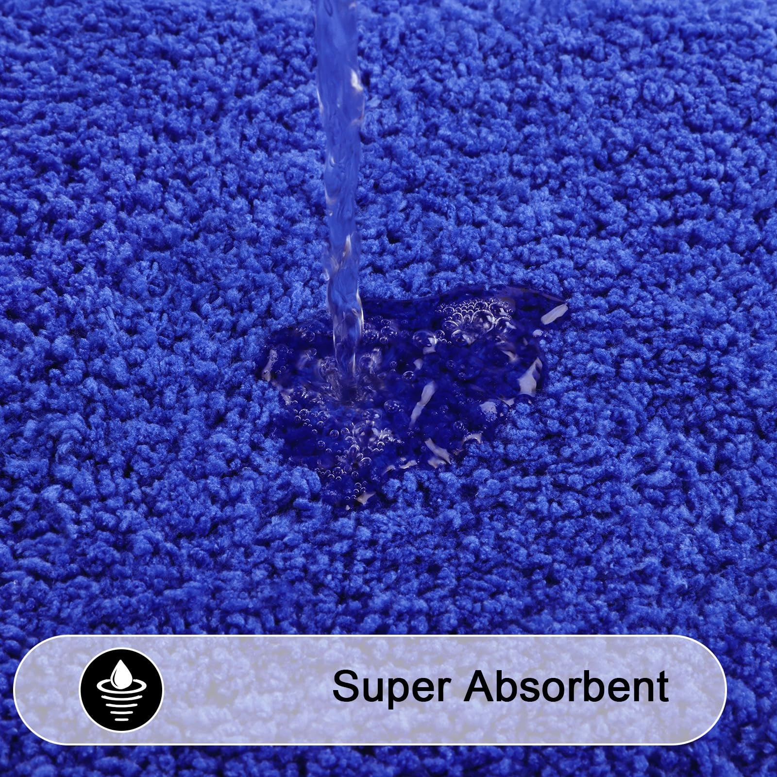 Shacos Super Soft Bathroom Rugs Set Of 2 Pieces 20X32 Inch Microfiber Bath Mat Non Slip Plush Bath Rug Absorbent Bathroom Carpet