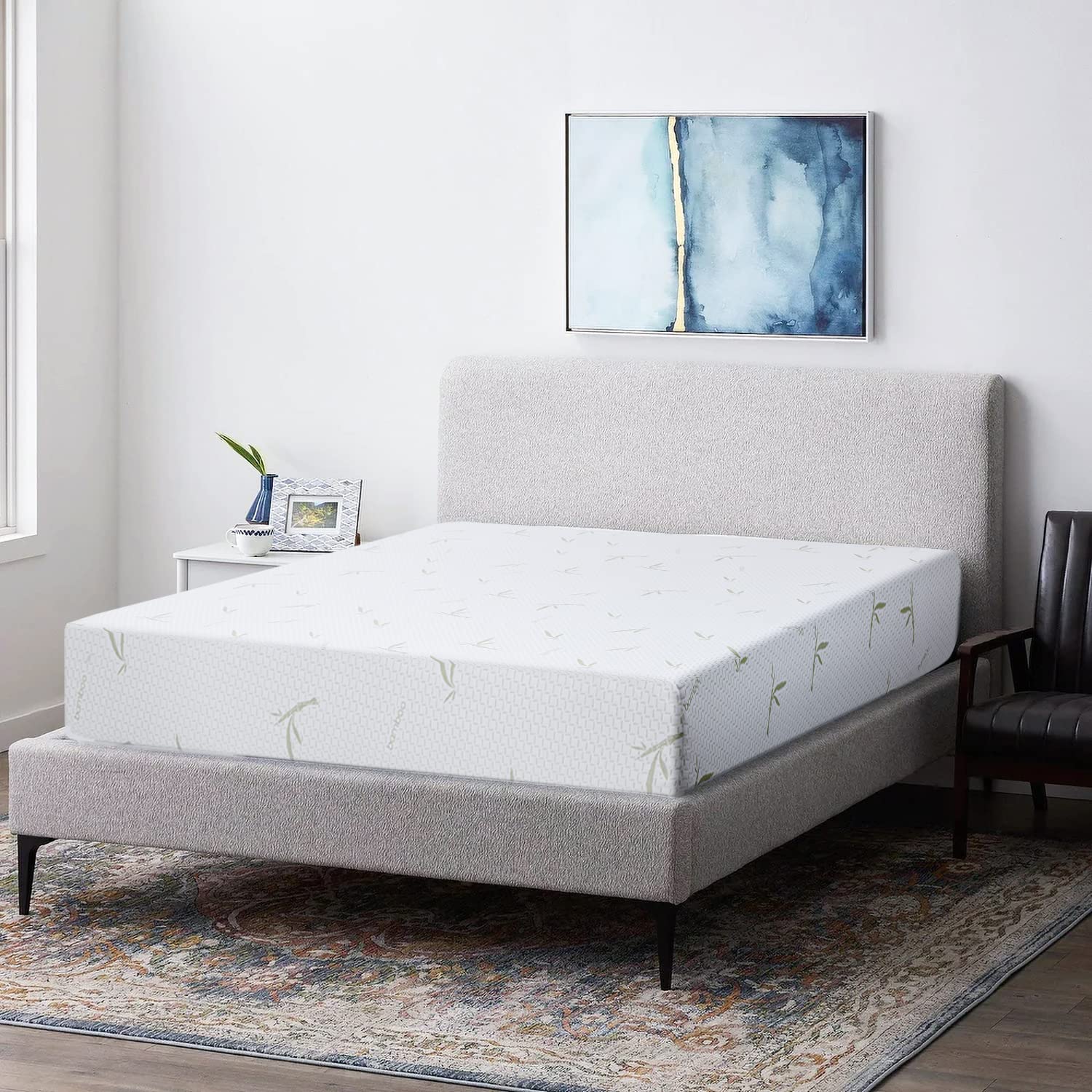 BestMassage Full Mattress  8 inch Gel Memory Foam Mattress Queen Size for Cool Sleep & Pressure Relief  Medium Firm Mattresses CertiPUR-US Certified/Bed-in-a-Box/Pressure Relieving