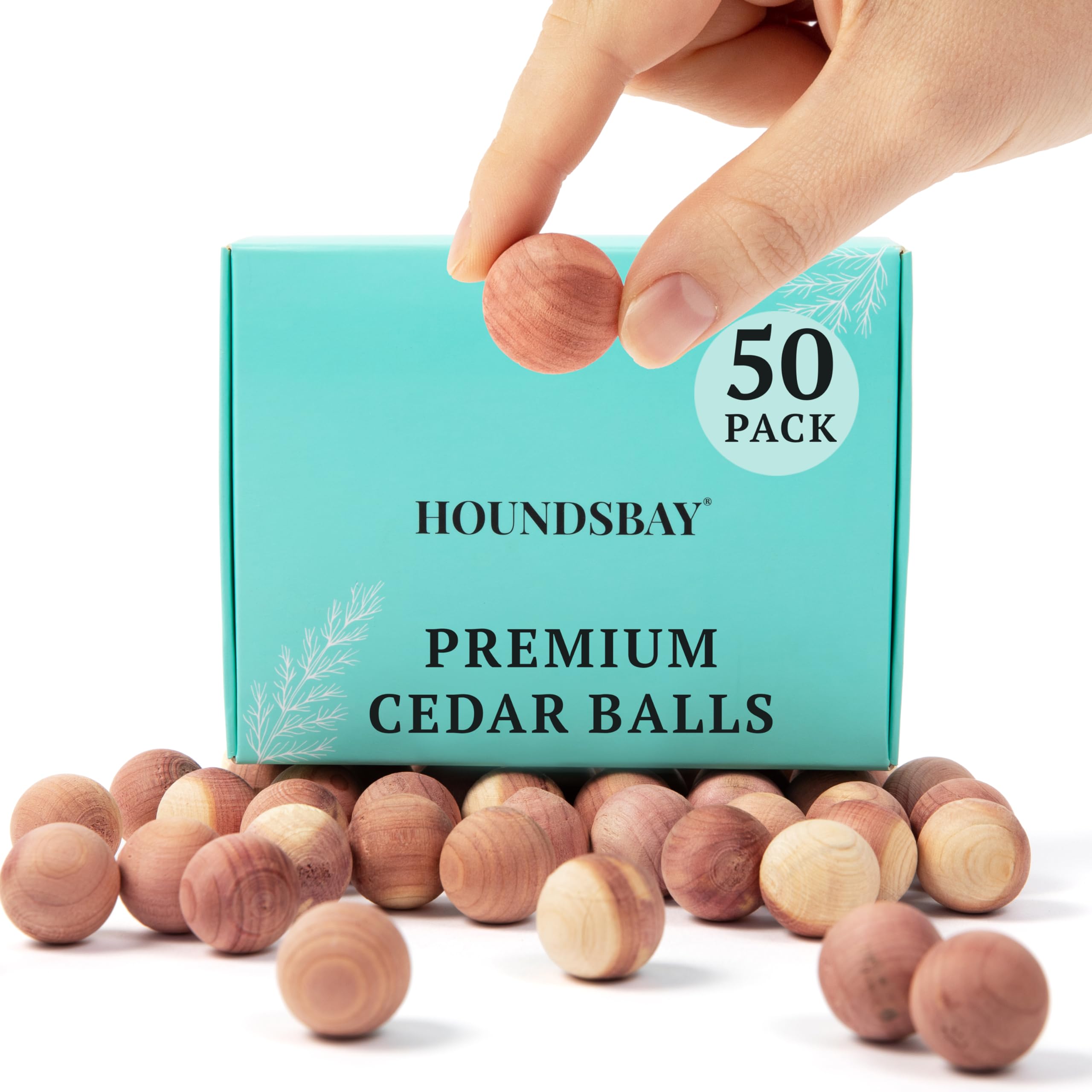 50 Cedar Balls For Clothes - Fresh Cedar Smell For Closets And Drawers - Protection For Clothes - Cedar Closet Freshener & Prote