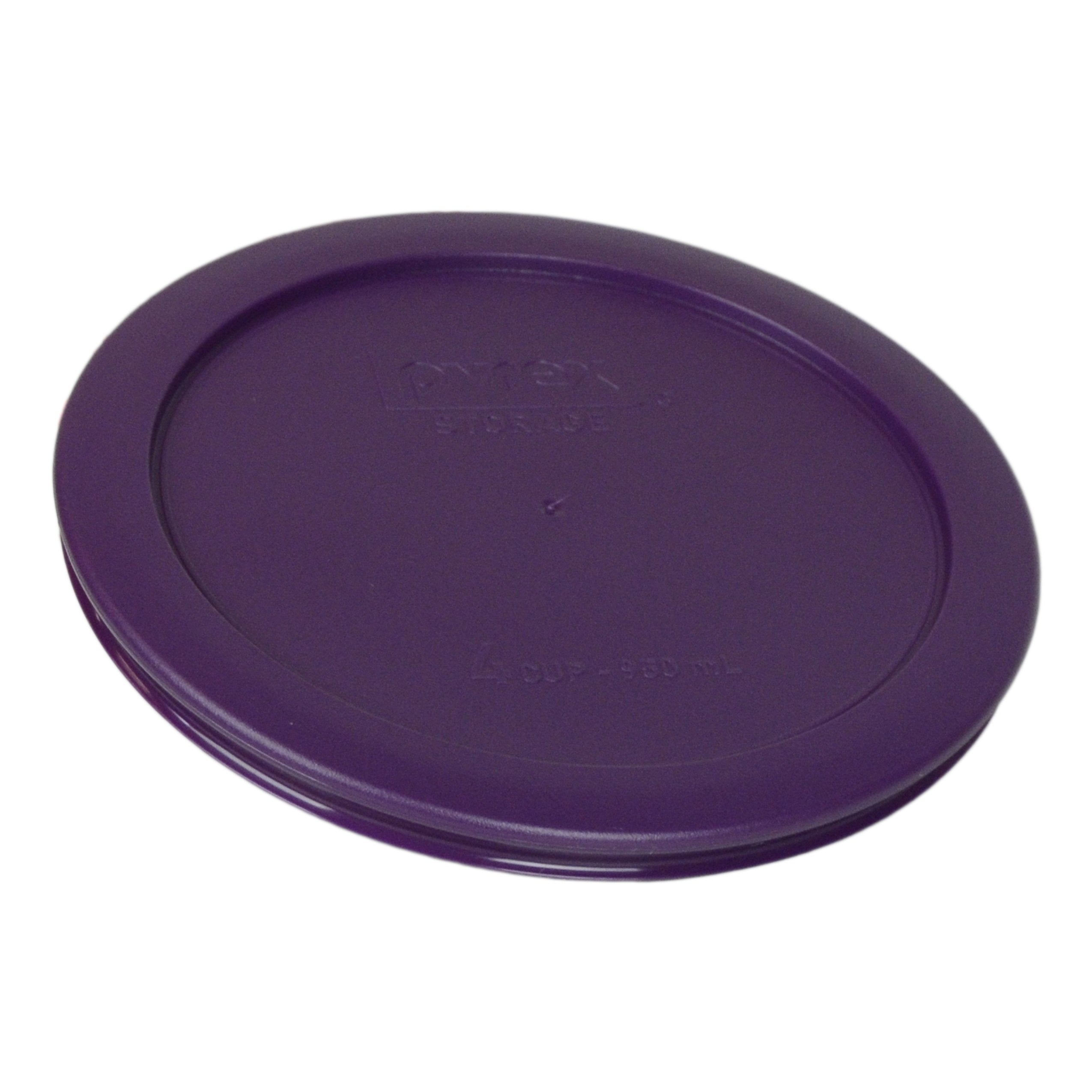 Pyrex 7201-Pc Round 4 Cup Storage Lid For Glass Bowls (1, Purple)