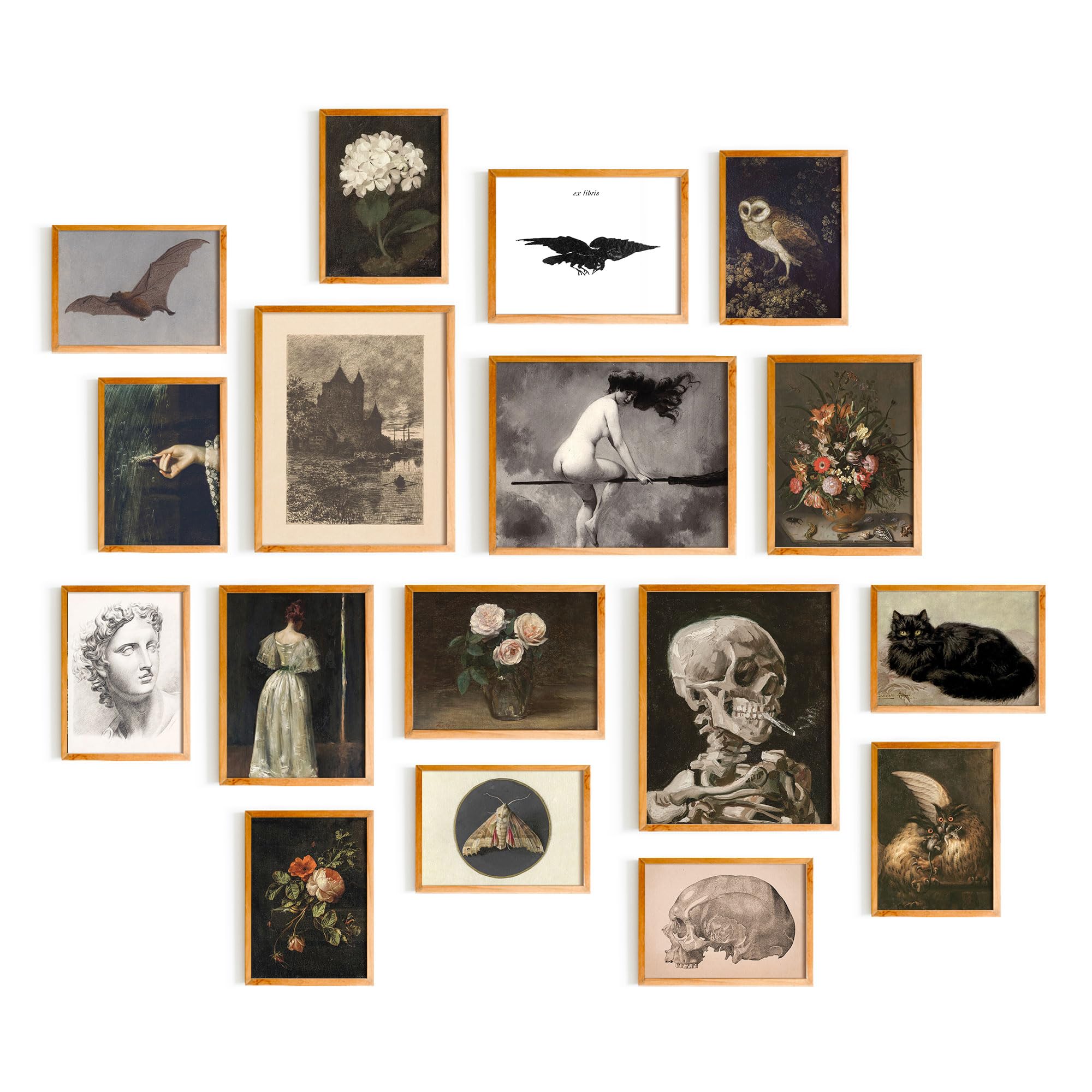 365Doroteya Dark Academia Room Decor Gothic Art Prints Moody Gallery Wall Art Bedroom Decor Office Decor Wall Decor Living Room