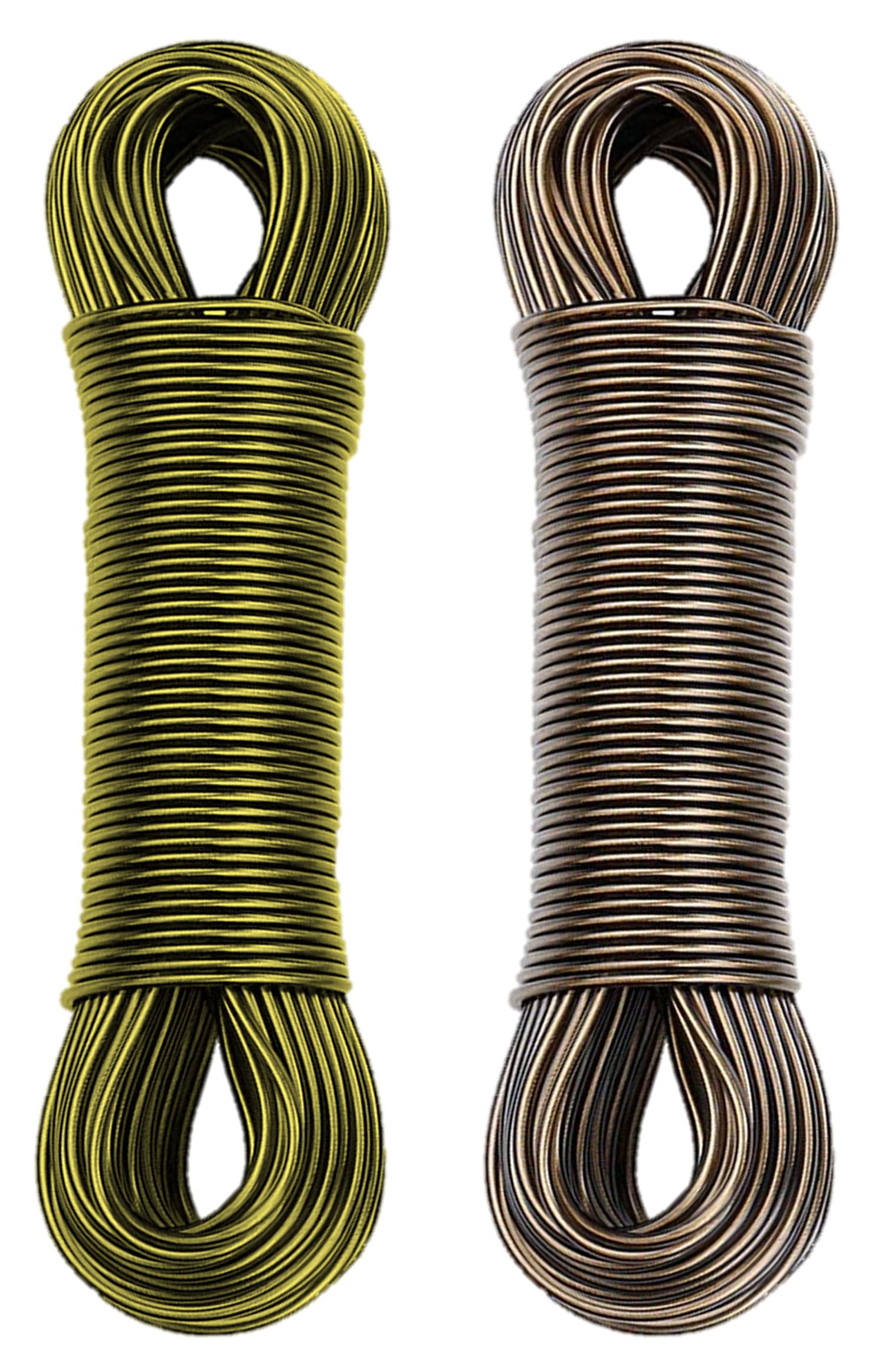 Aloud Creations Pvc Coated Steel Wire Rope For Drying Clothes/Clothesline, Length 20 Meter With 2 Plastic Hooks (Multi Colour) 