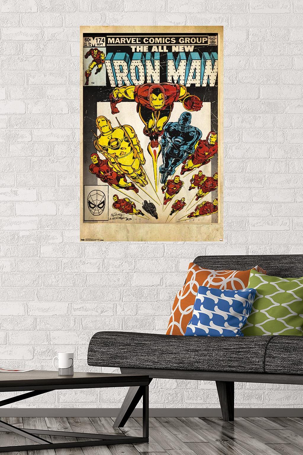 Trends International Marvel Comics - Iron Man - Cover #174 Wall Poster, 22.375'' X 34'', Premium Unframed Version