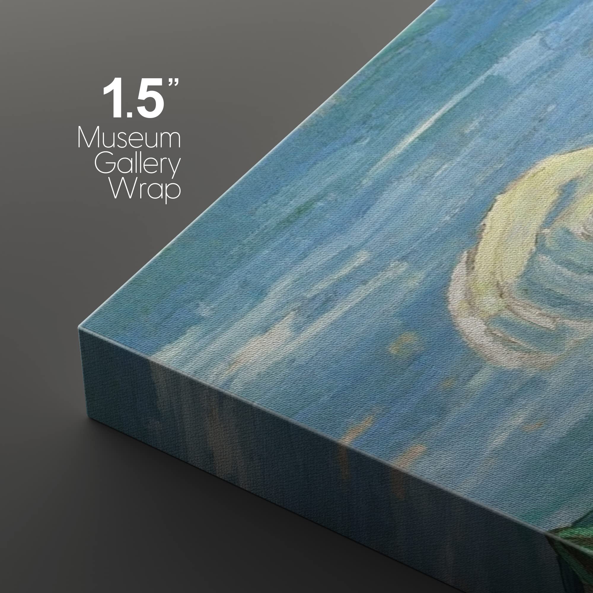 Wall26 Canvas Print Wall Art Set Green Wheat Field With Cypress Trees Vincent Van Gogh Classical Illustrations Fine Art Historic