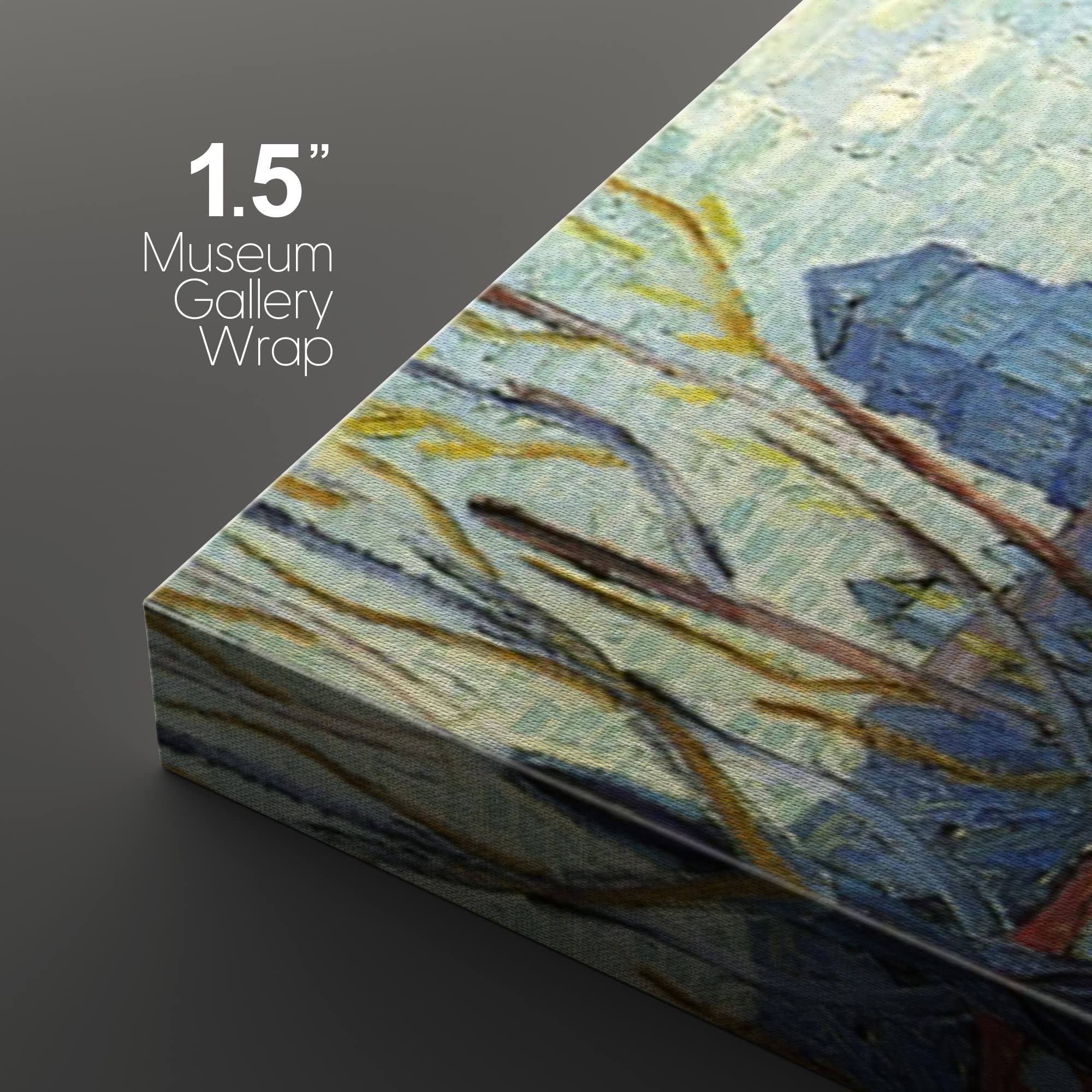 Wall26 Canvas Print Wall Art Set Orchard In Bloom With Poplars Vincent Van Gogh Classical Illustrations Fine Art Decorative Hist