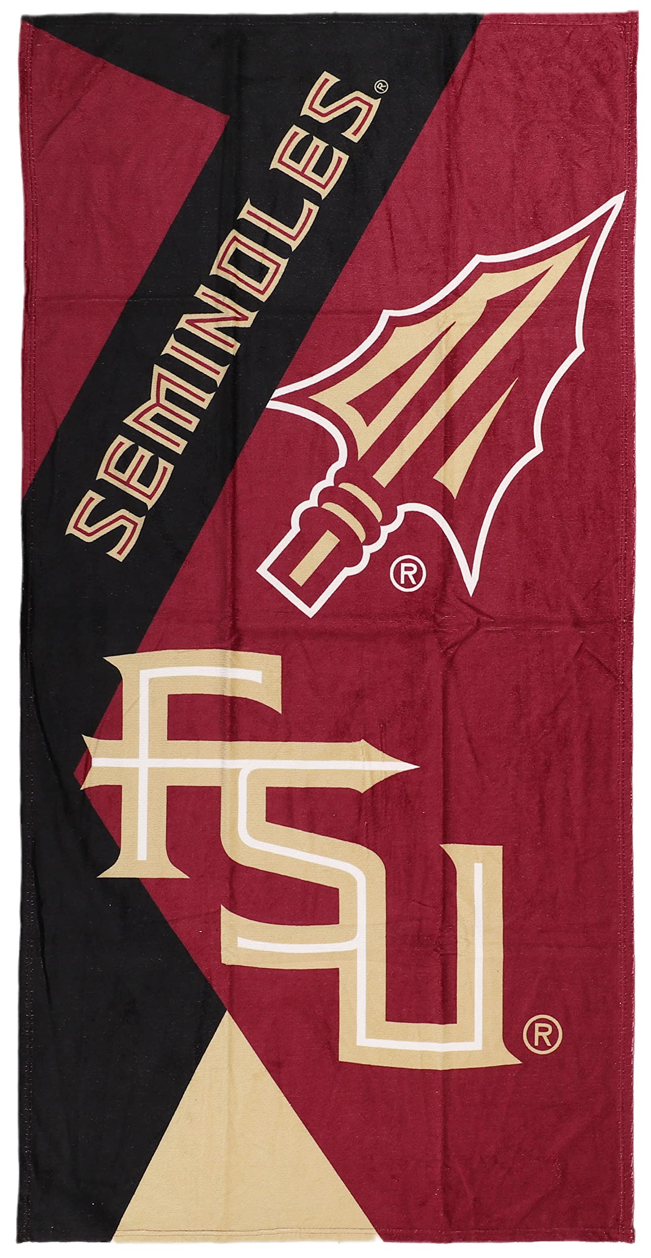 Northwest Florida State Seminoles 30 x 60 Inch Beach Towel, Puzzle Design