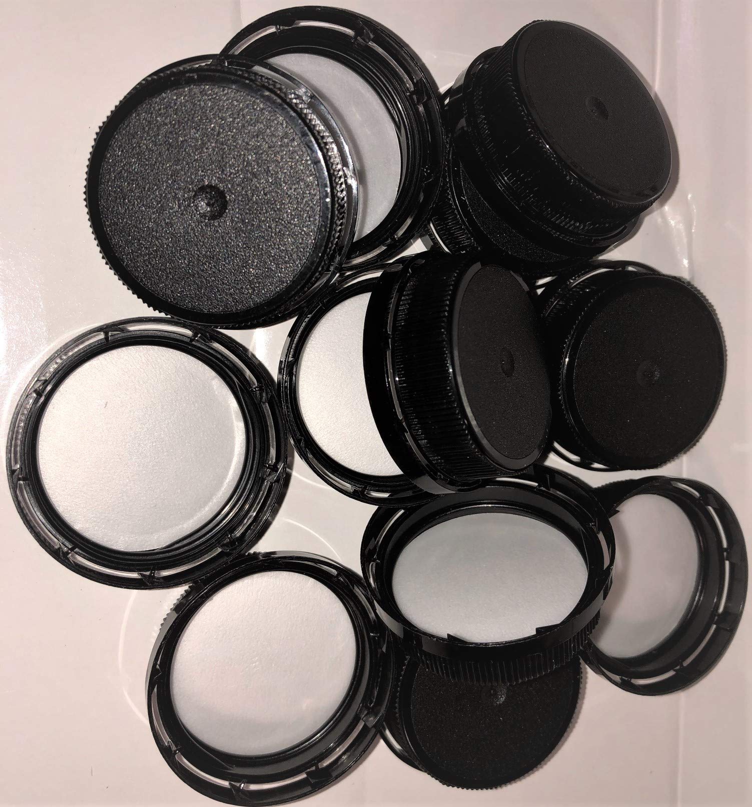 Plastic Replacement Caps for Liberty Brand Maple Syrup Plastic Jugs. 12-PACK