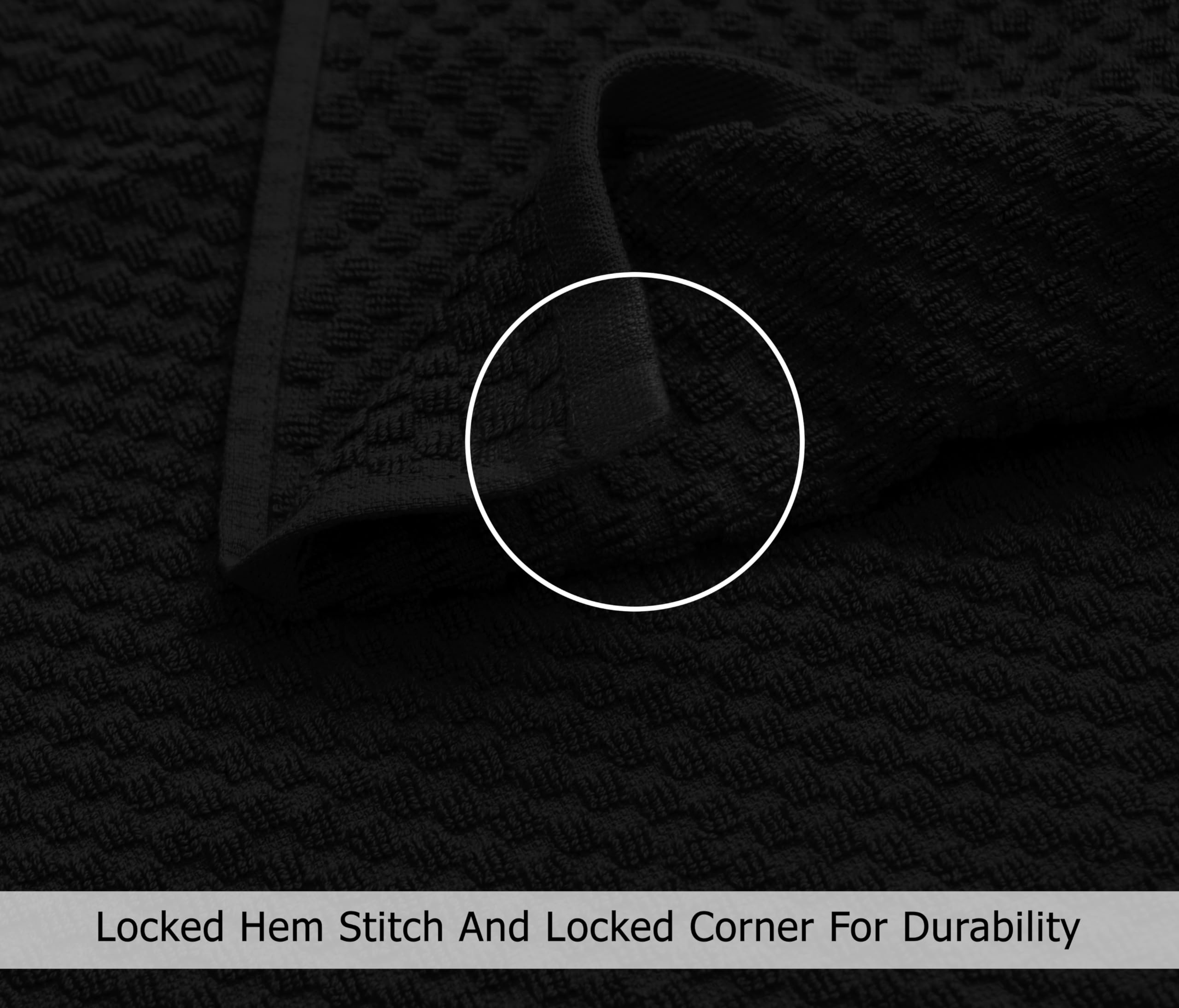 Cotton Craft Waffle Bath Towel - Set Of 4 Luxury Euro Spa Waffle Weave Towels - 100% Ringspun Cotton Bath Towel - Super Absorben