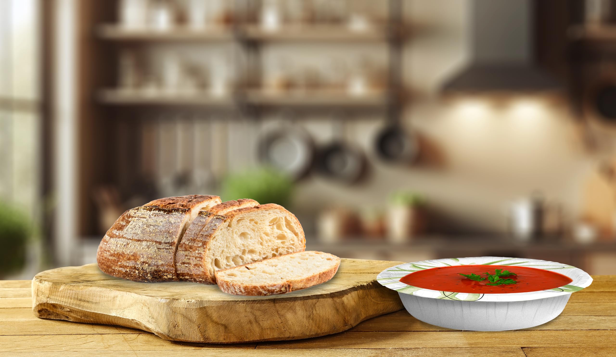 Amazon Basics Everyday Paper Bowls, 10 Oz, Disposable, 70 Count, White