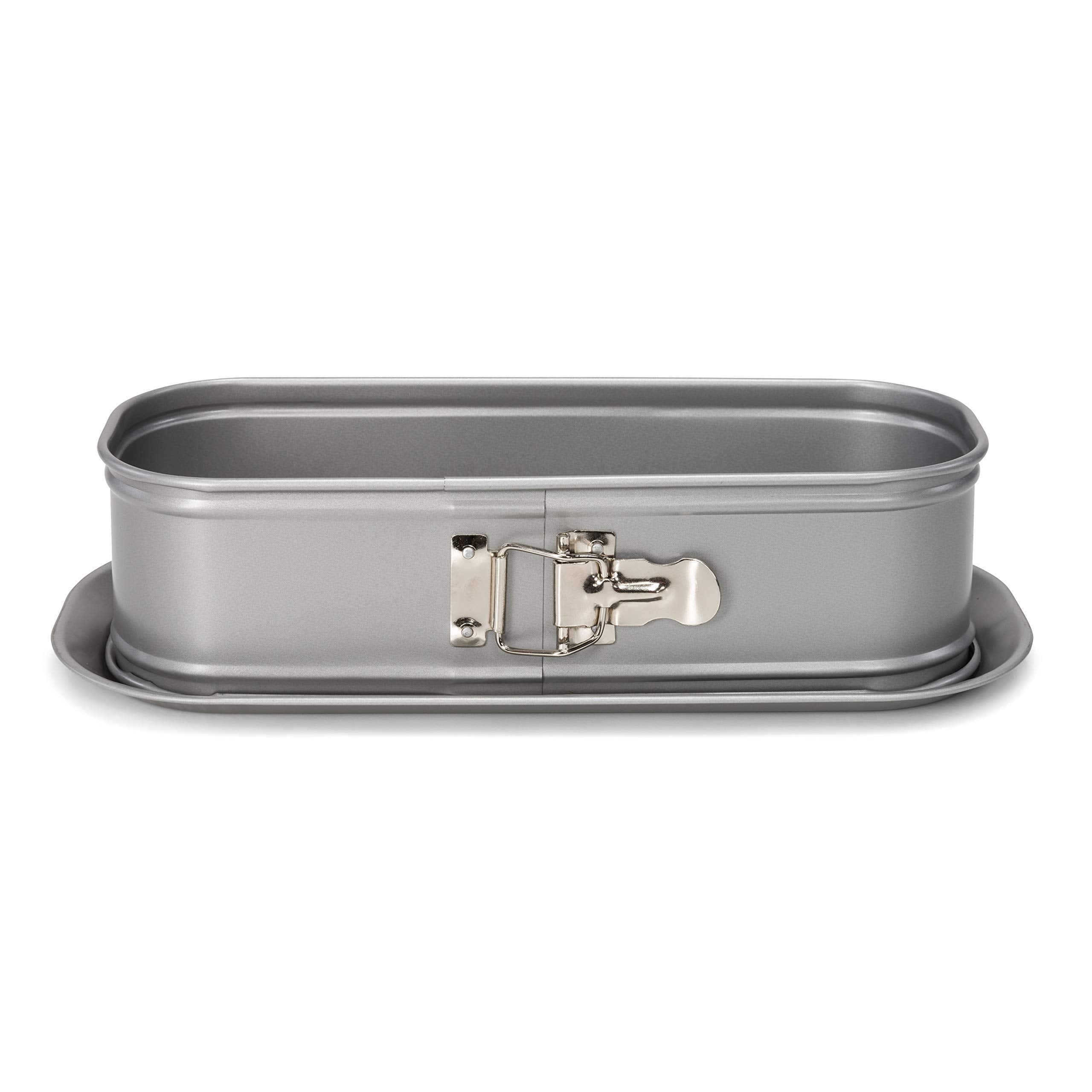Patisse Loaf Springform Pan With Leakproof Base, 11-3/4'' (30 Cm), Silver Gray Metallic Color