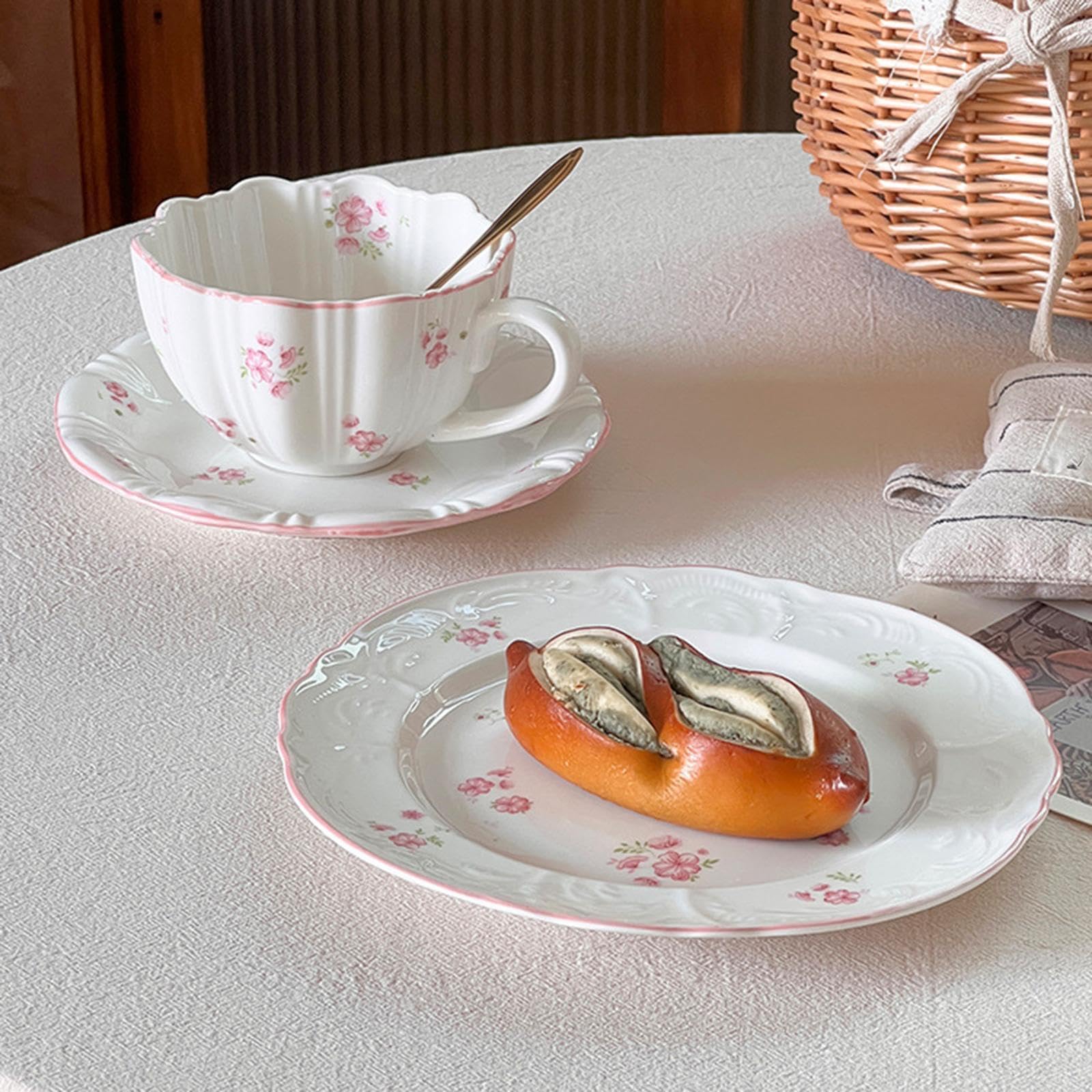 Tea Cup And Saucer Set Versatile Coffee Mug For Home Housewarming Party Cafe|Home & Garden |Kitchen Dining & Bar |Cups & Saucers