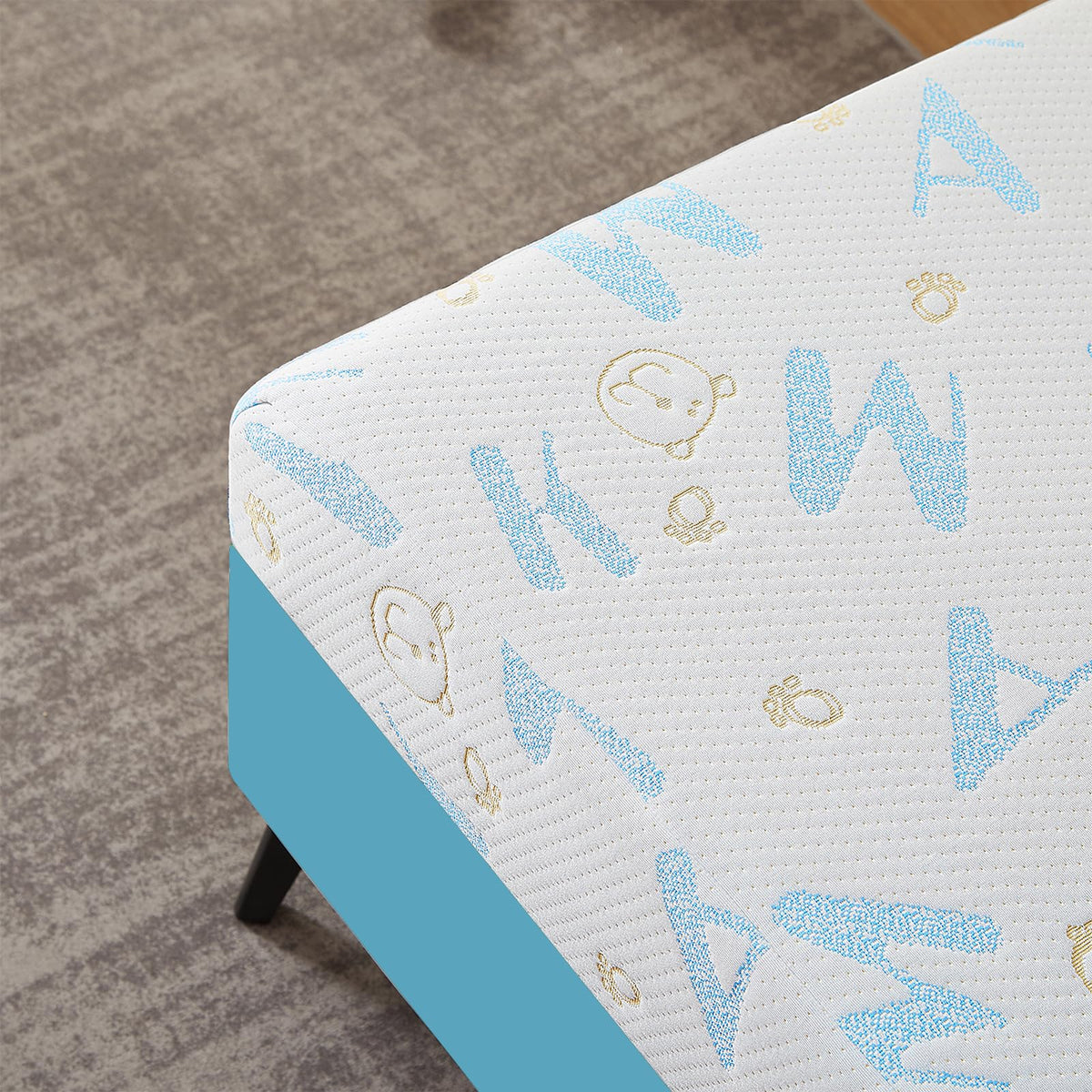 Ouui 5 Inch Twin Mattress For Kids, Removable Washable Cover Cooling Memory Foam Medium Feel, Bed-In-A-Box, Certipur-Us Certifie