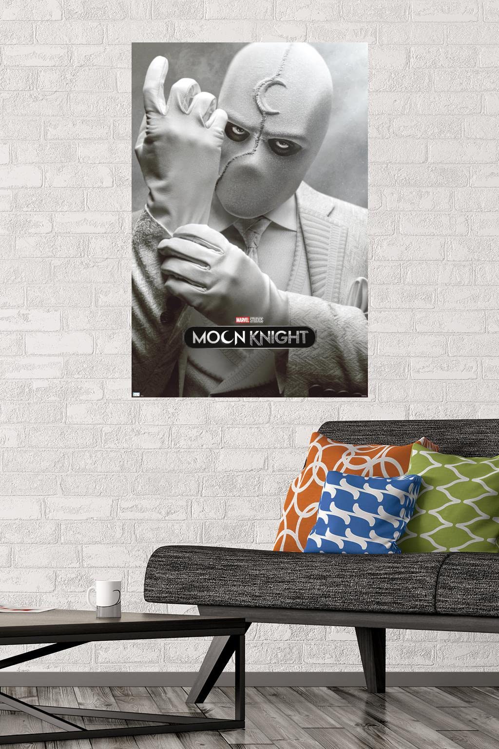 Trends International Marvel Moon Knight - Mr. Knight One Sheet Wall Poster, 22.375'' X 34'', Premium Unframed Version
