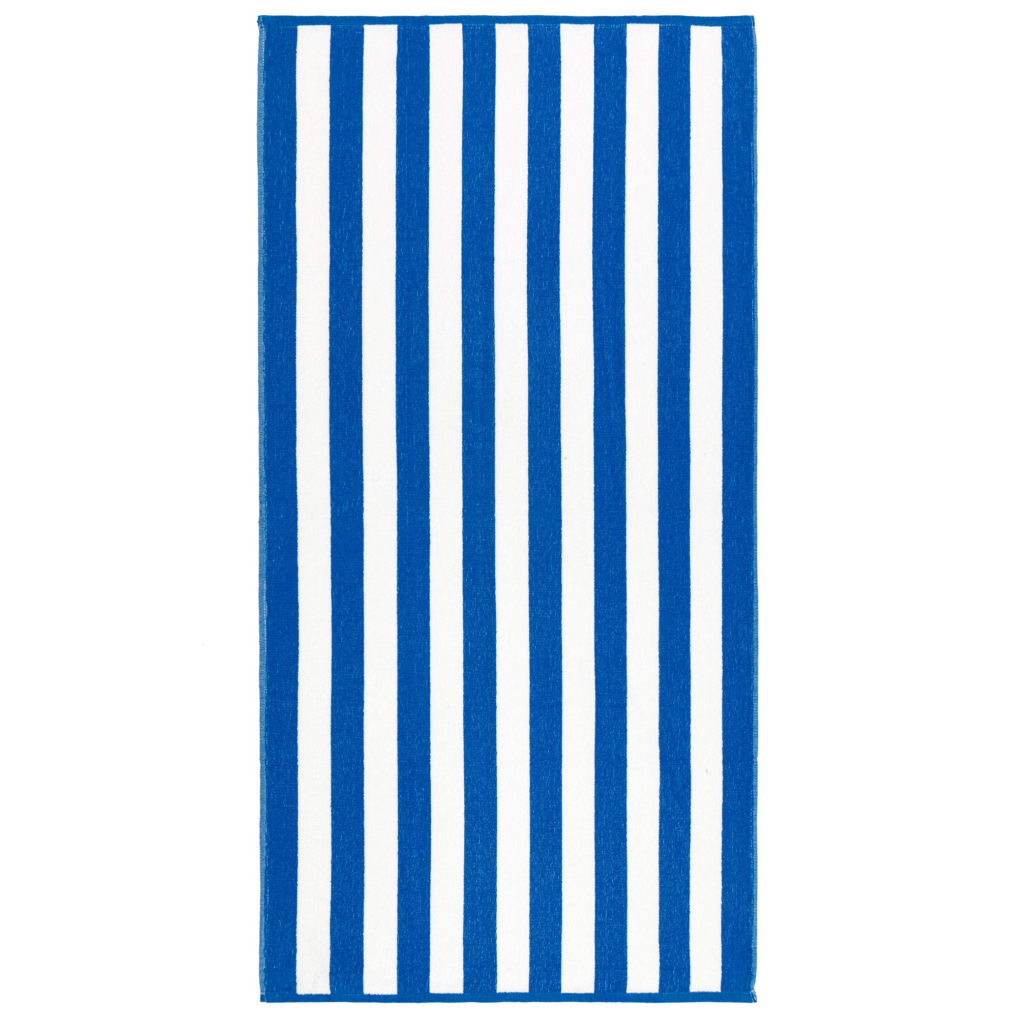 Beachland Classic Cabana Stripe Beach Towel - 30 x 60 inch 100% Soft Cotton Terry Resort Style Perfect for Beach and Pool (Royal-Tur-Mint-Pink  48 Pack)